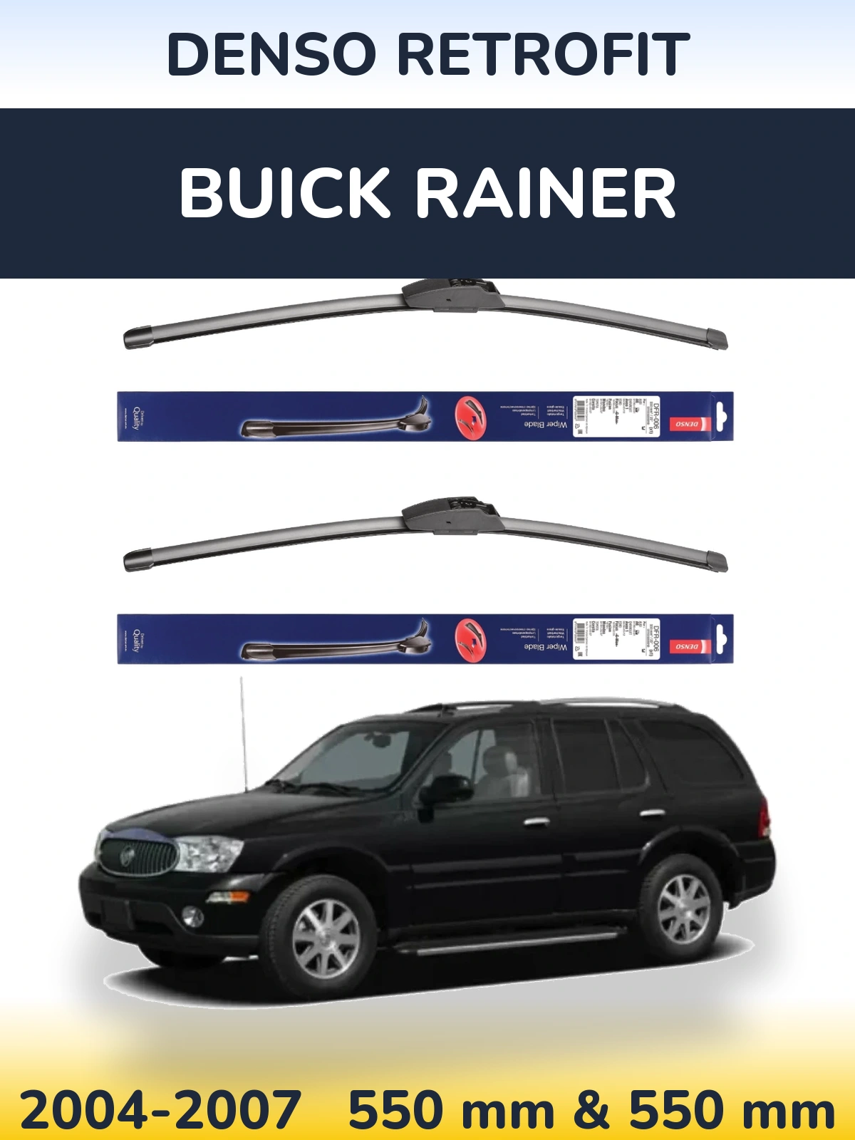 Torkarblad Denso Retrofit för Buick Rainer