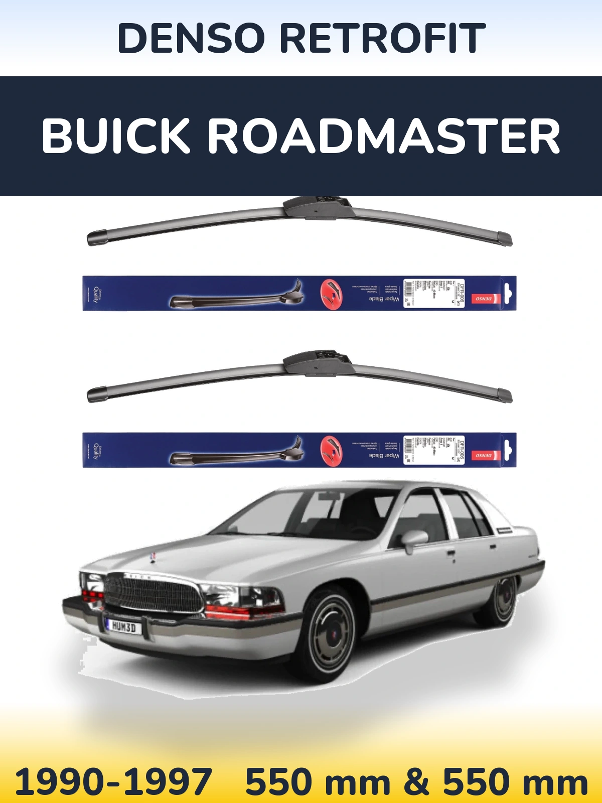 Torkarblad Denso Retrofit för Buick Roadmaster