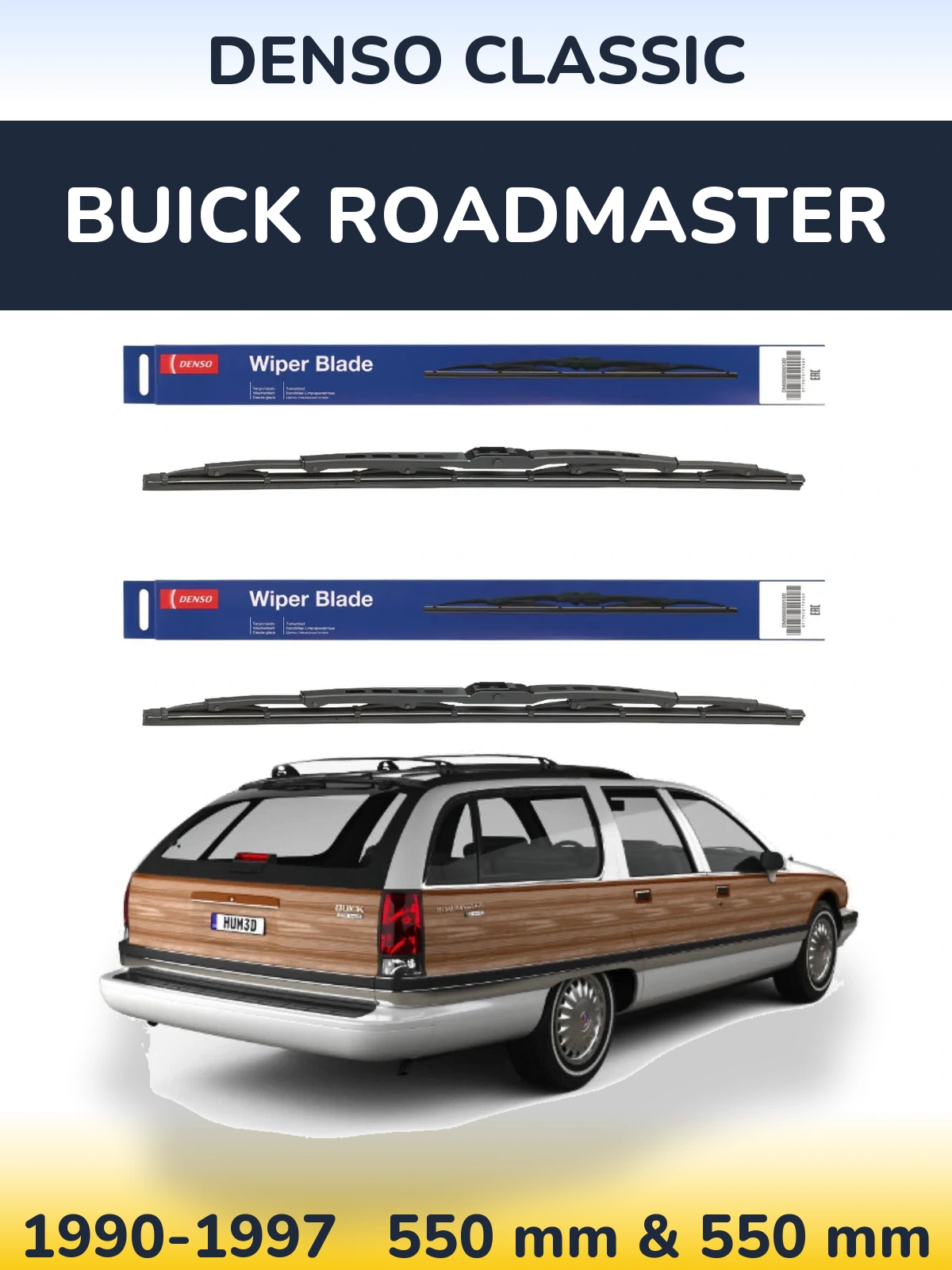 Torkarblad Denso Classic för Buick Roadmaster