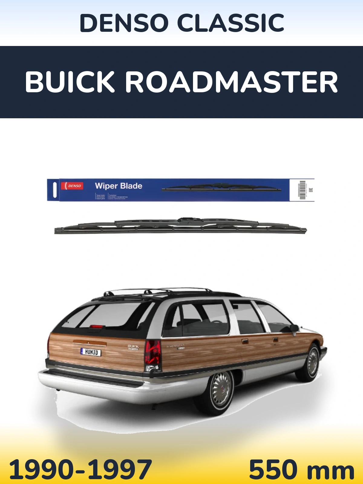 Torkarblad Denso Classic för Buick Roadmaster