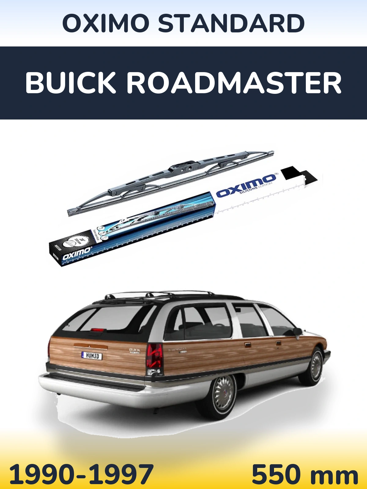 Torkarblad Oximo Standard för Buick Roadmaster