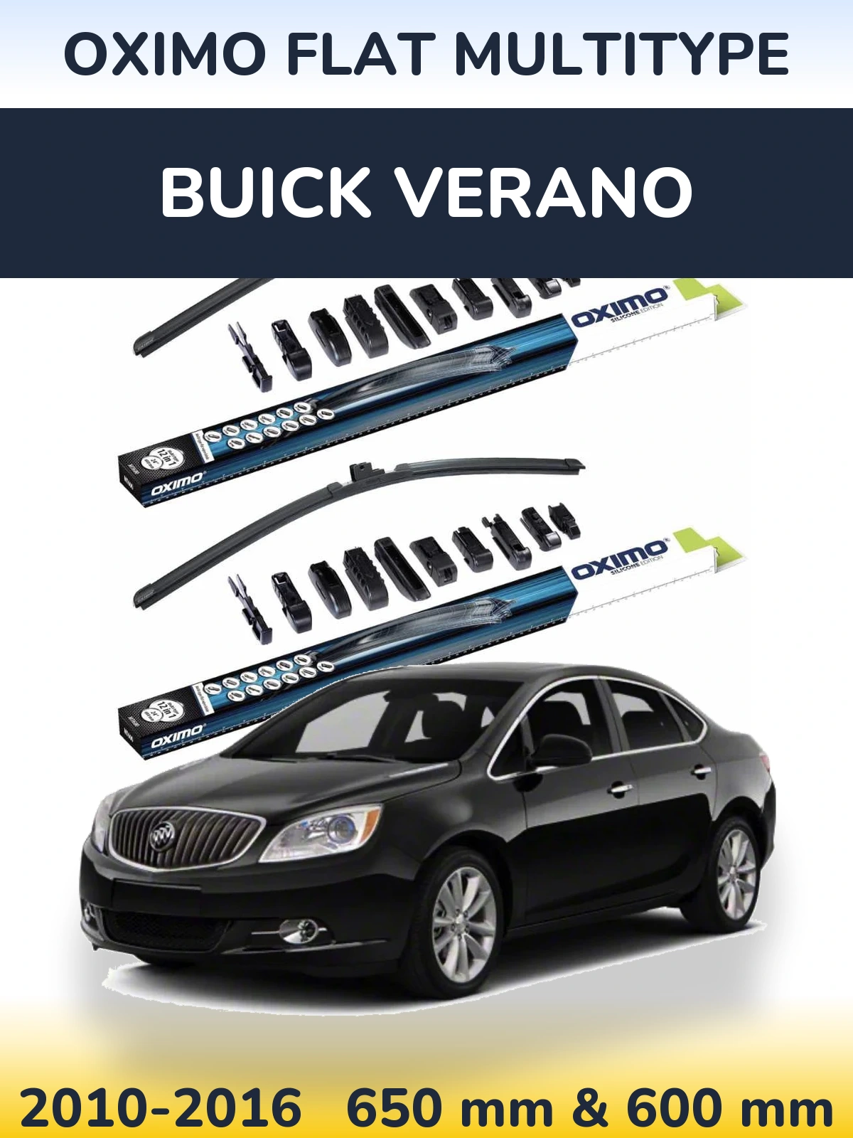 Torkarblad Oximo Flat MultiType för Buick Verano