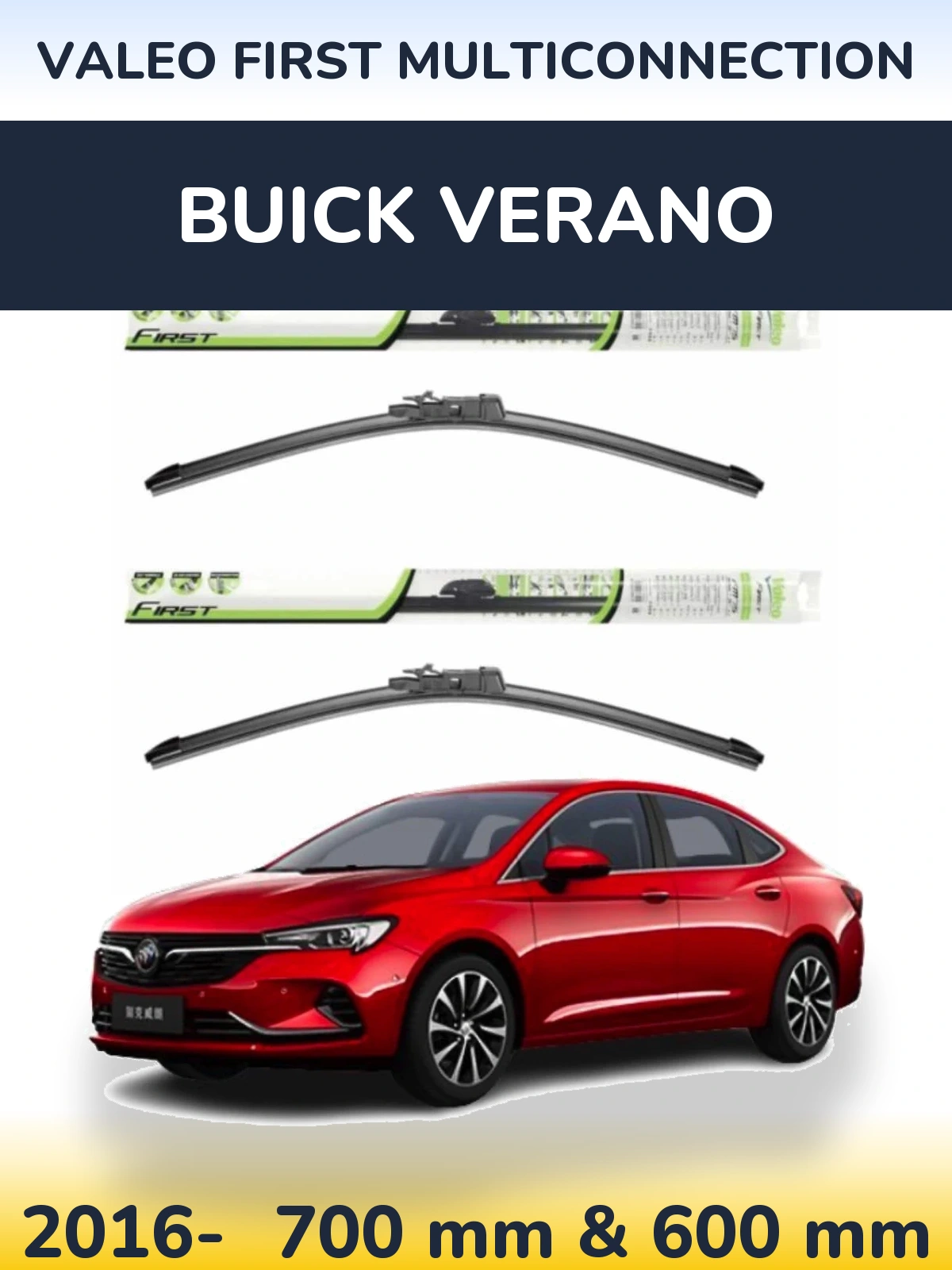 Torkarblad Valeo First MultiConnection för Buick Verano