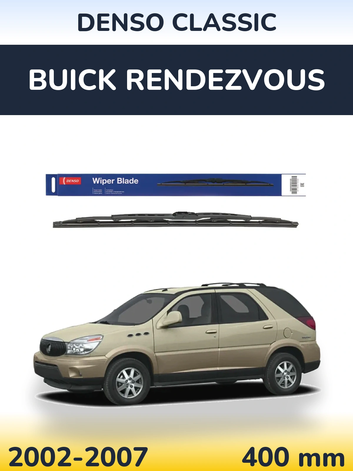 Torkarblad Denso Classic för Buick Rendezvous