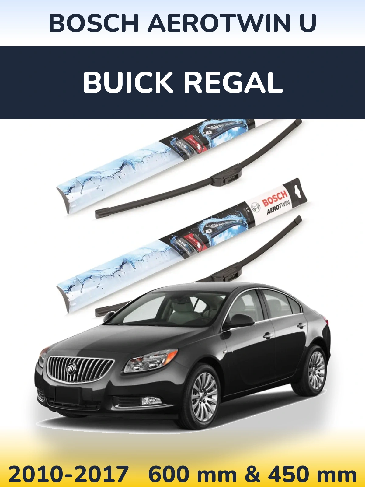 Torkarblad BOSCH AeroTwin U för Buick Regal
