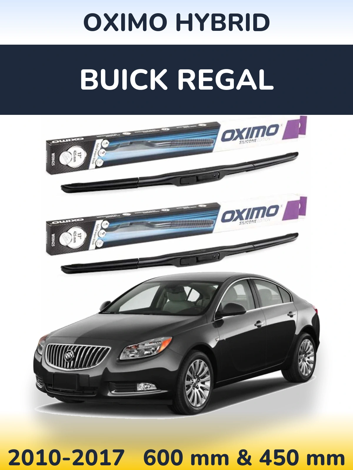 Torkarblad Oximo Hybrid för Buick Regal