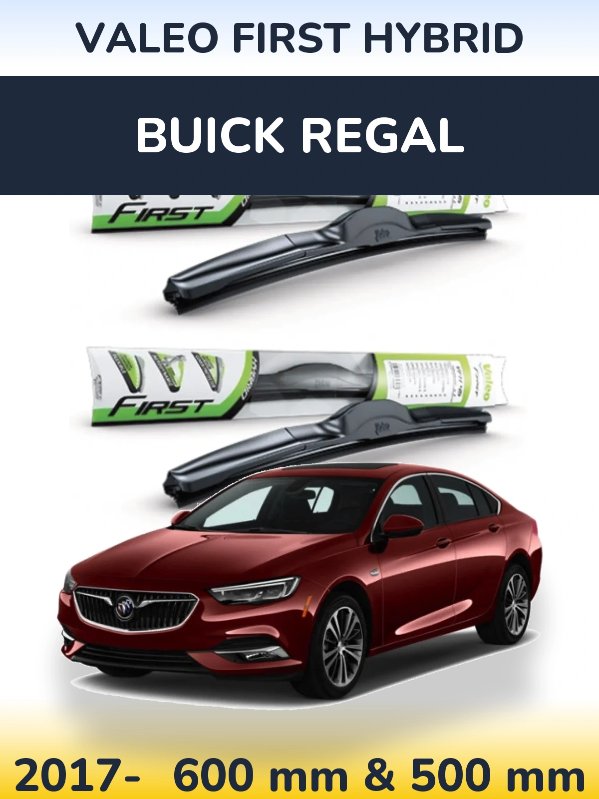 Torkarblad Valeo First Hybrid för Buick Regal