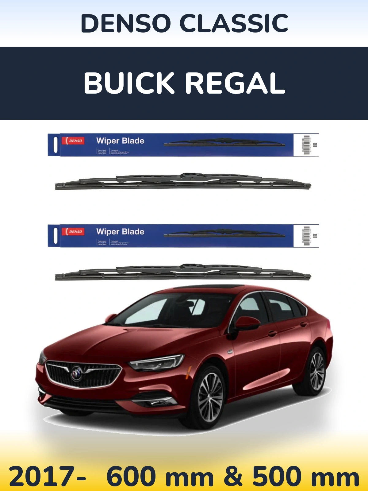 Torkarblad Denso Classic för Buick Regal