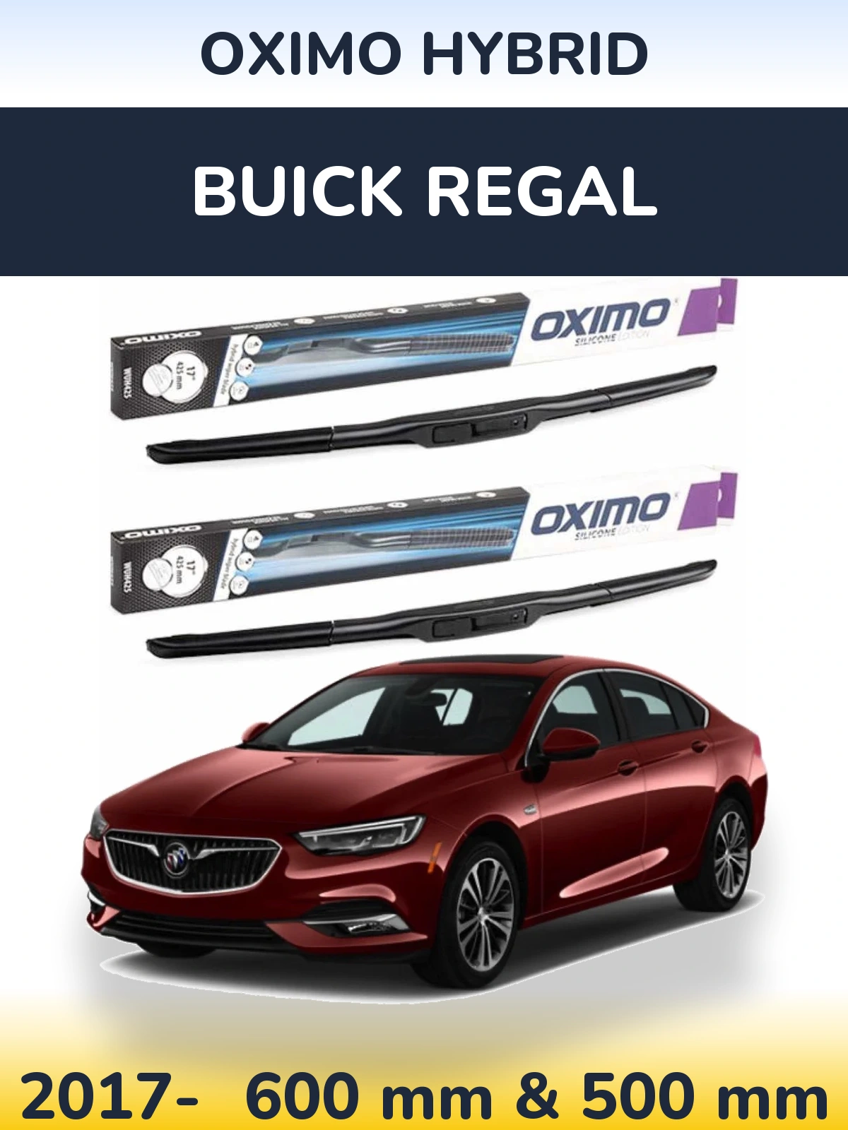 Torkarblad Oximo Hybrid för Buick Regal