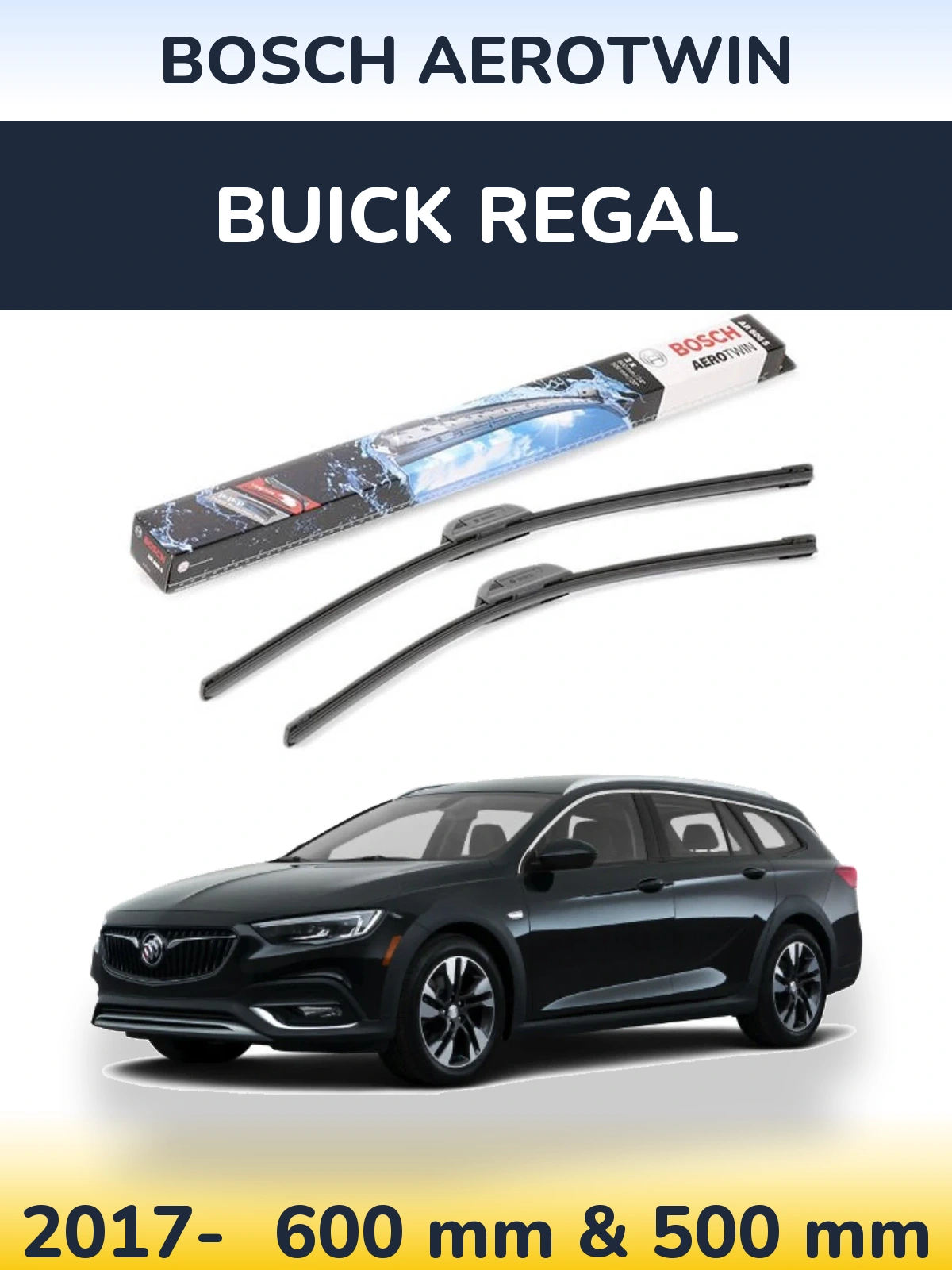 Torkarblad BOSCH AeroTwin för Buick Regal