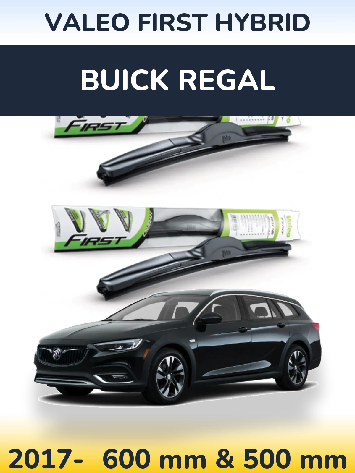 Torkarblad Valeo First Hybrid för Buick Regal