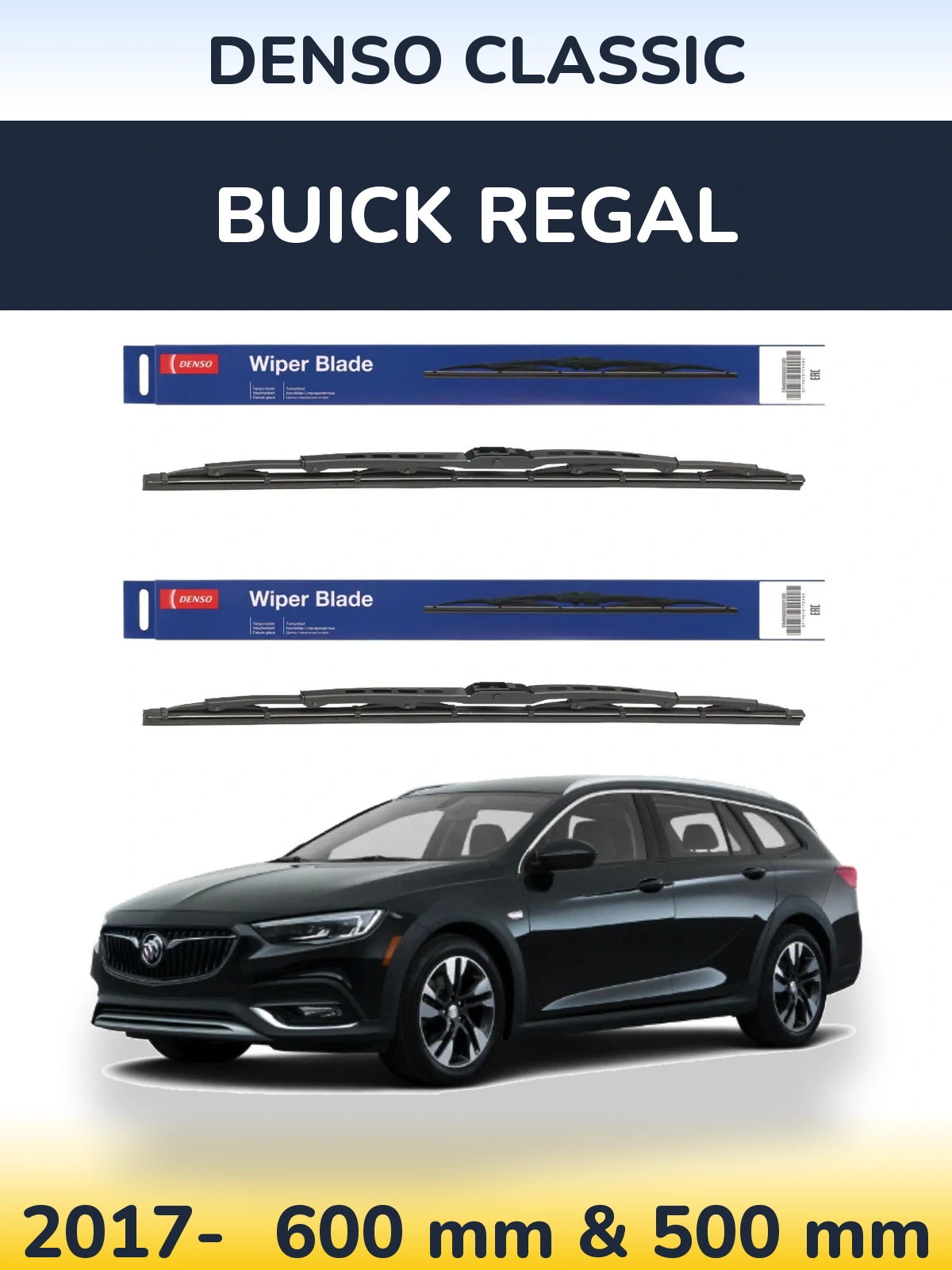 Torkarblad Denso Classic för Buick Regal