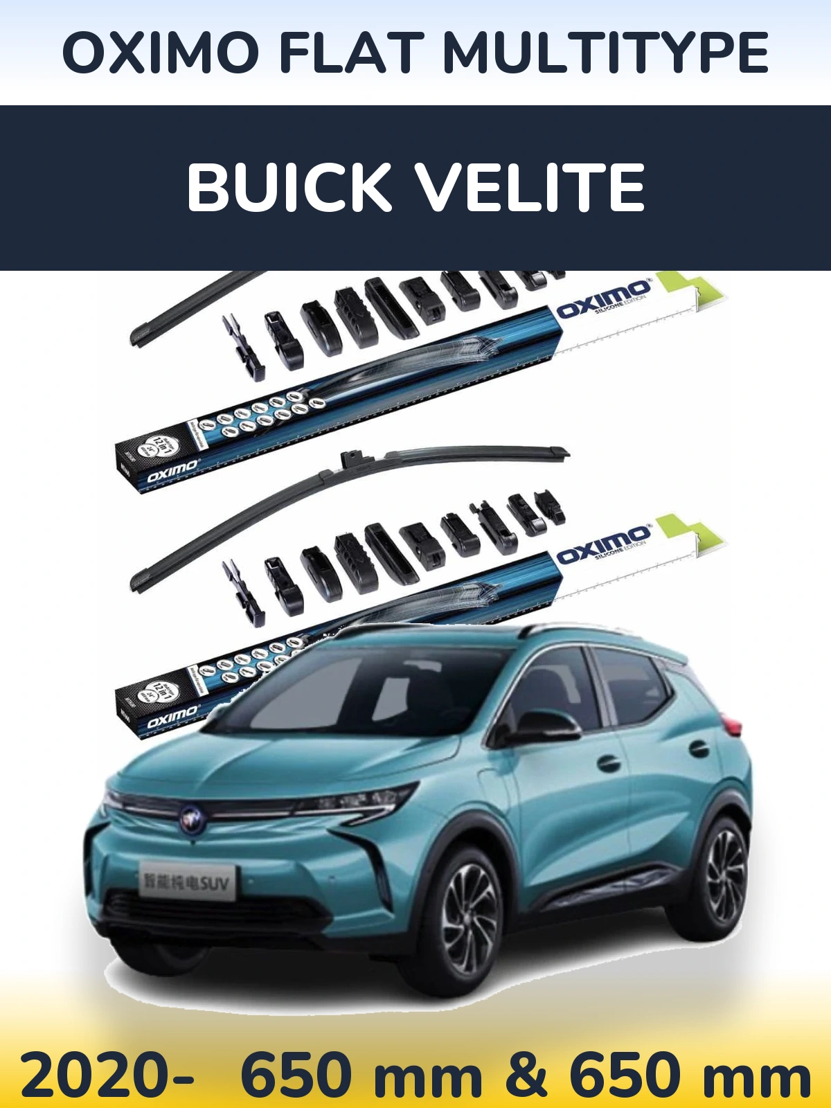 Torkarblad Oximo Flat MultiType för Buick Velite