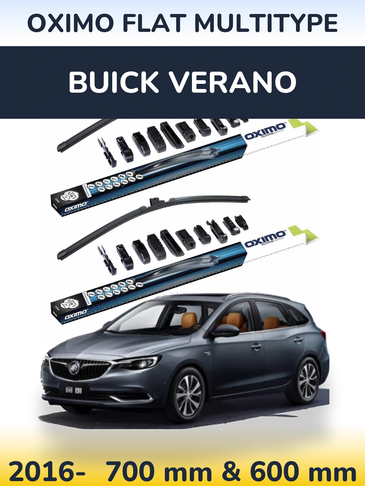 Torkarblad Oximo Flat MultiType för Buick Verano