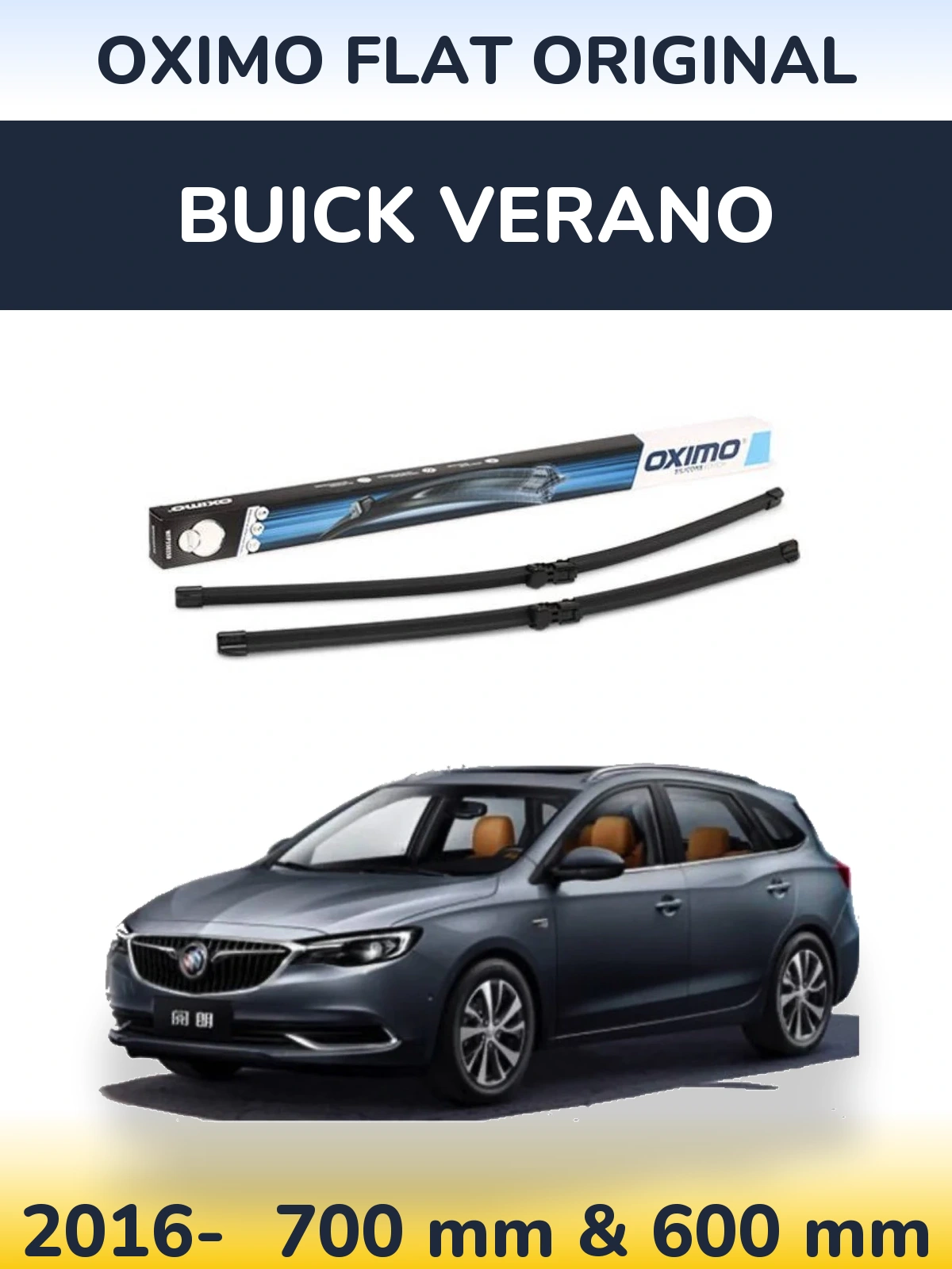 Torkarblad Oximo Flat Original för Buick Verano