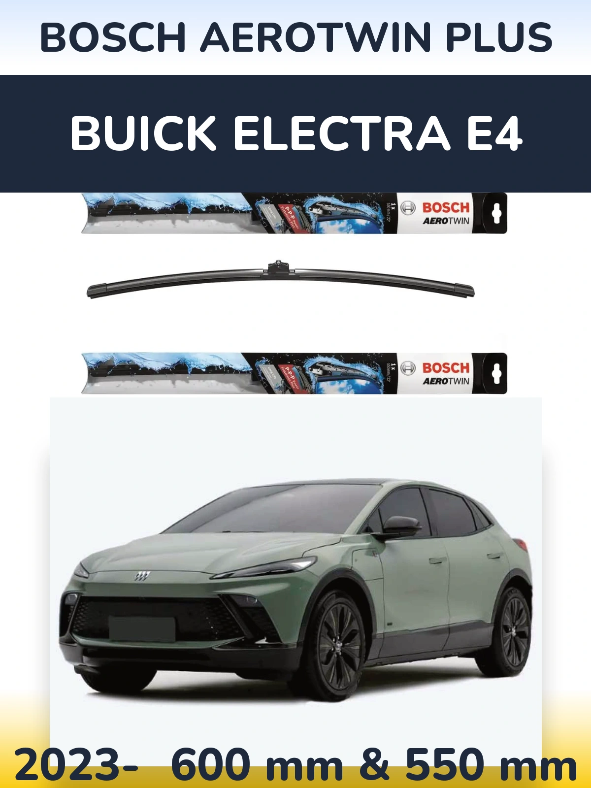 Torkarblad BOSCH AeroTwin Plus för Buick Electra E4