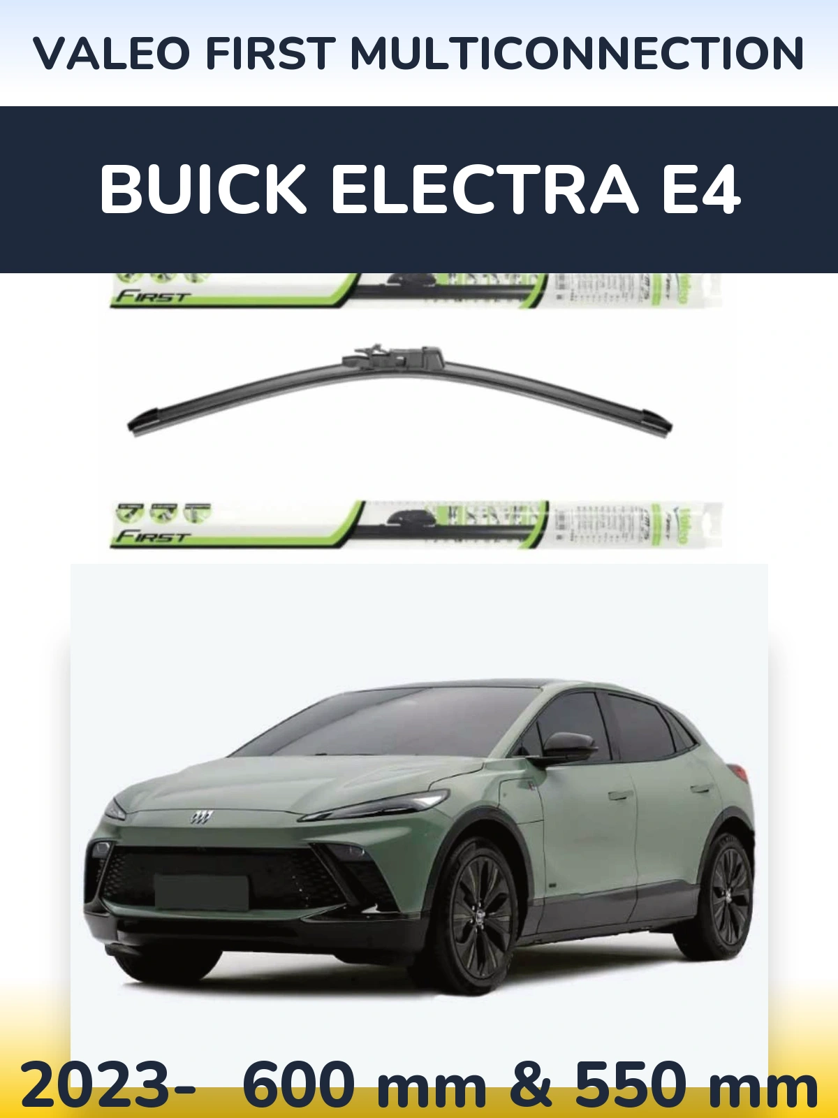 Torkarblad Valeo First MultiConnection för Buick Electra E4