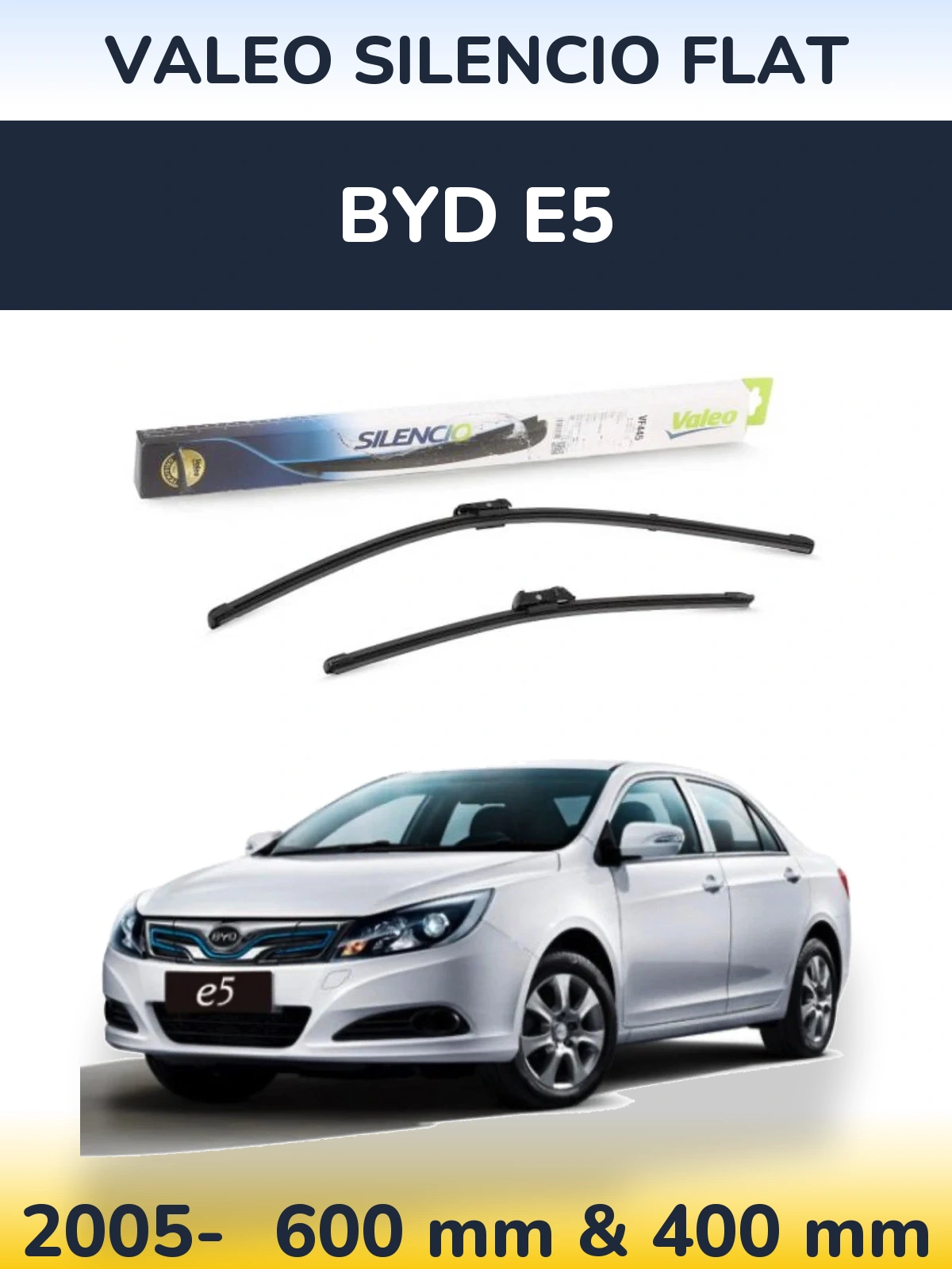 Torkarblad Valeo Silencio Flat för BYD E5
