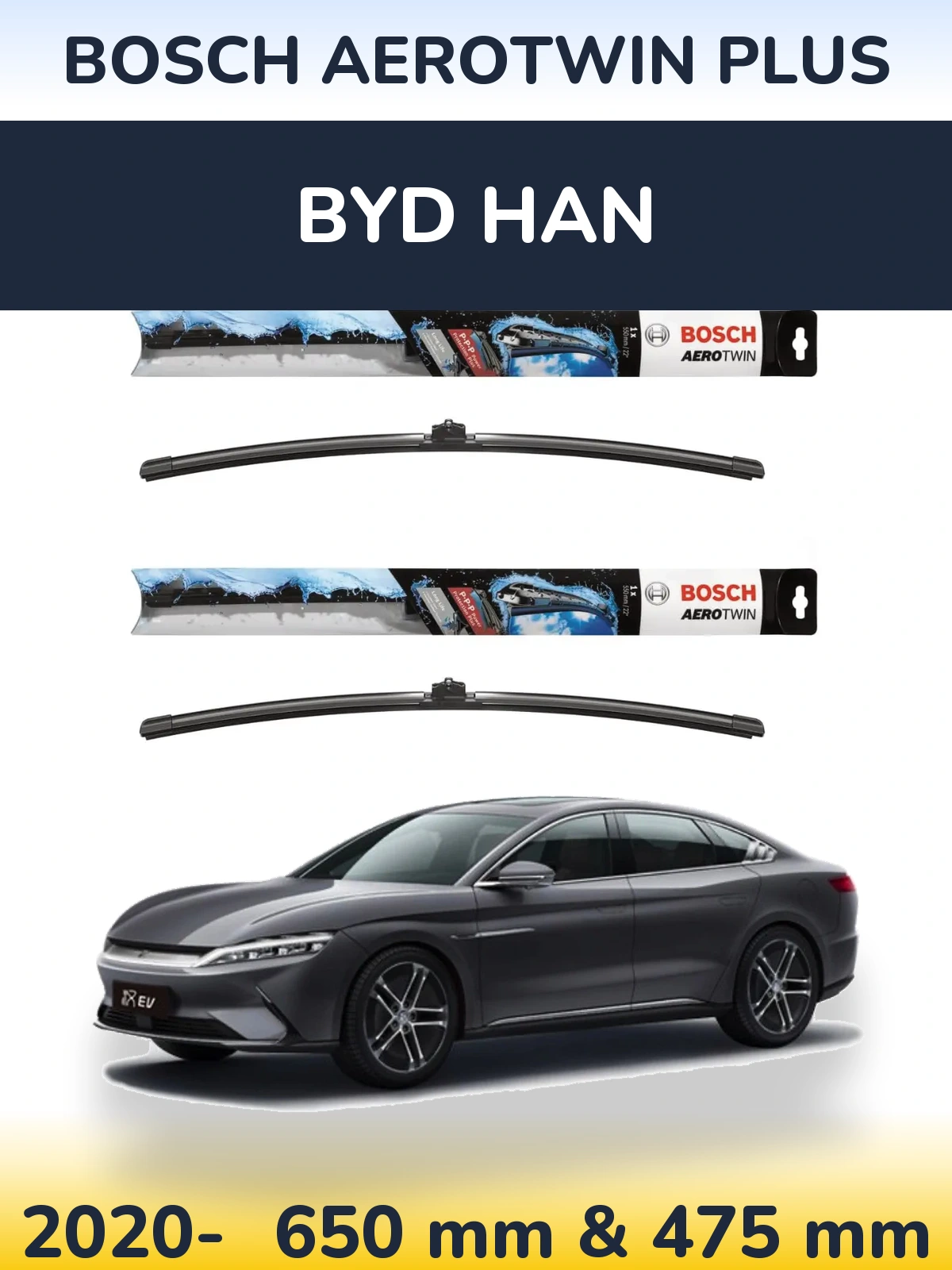 Torkarblad BOSCH AeroTwin Plus för BYD Han