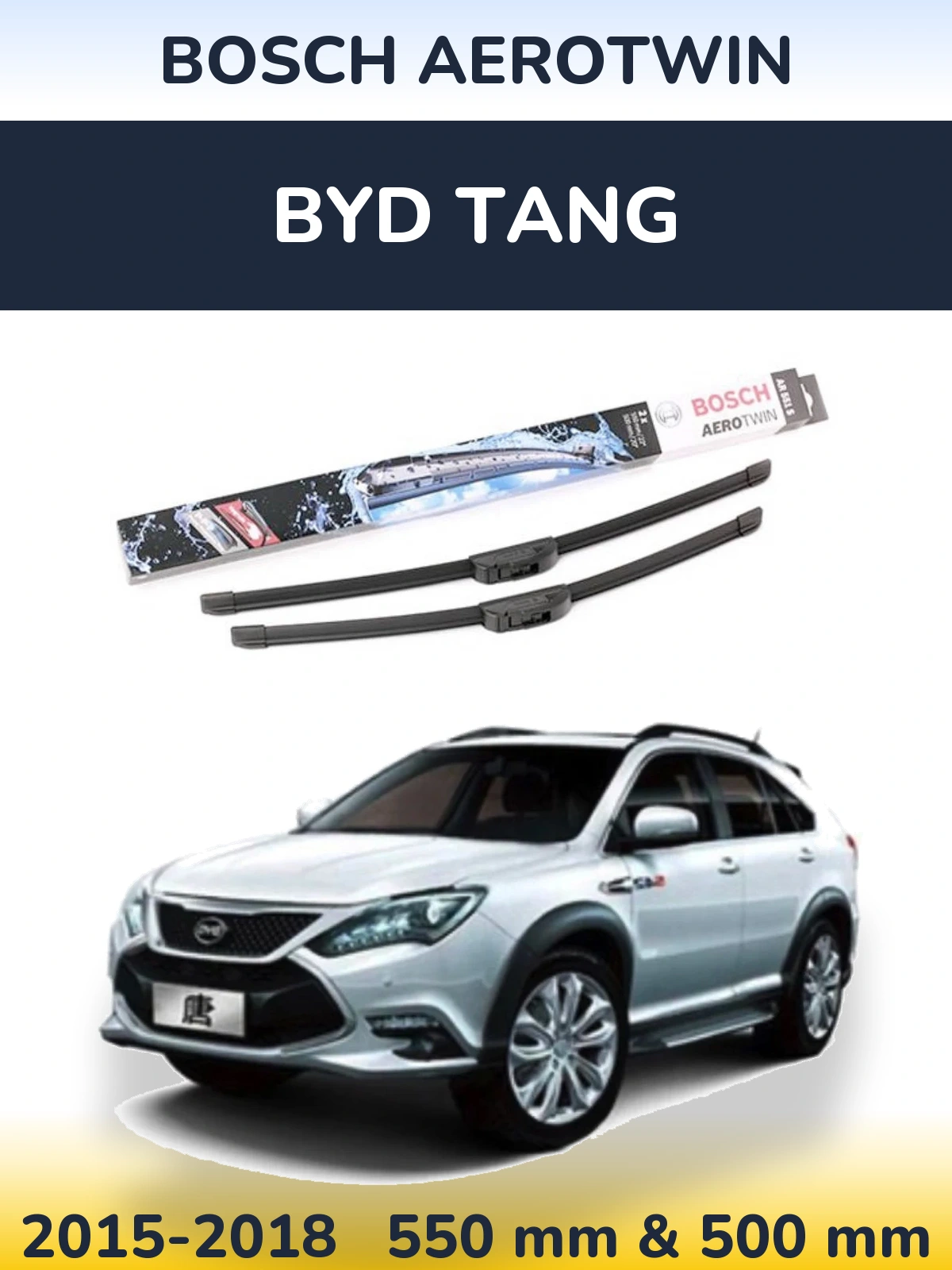 Torkarblad BOSCH AeroTwin för BYD Tang
