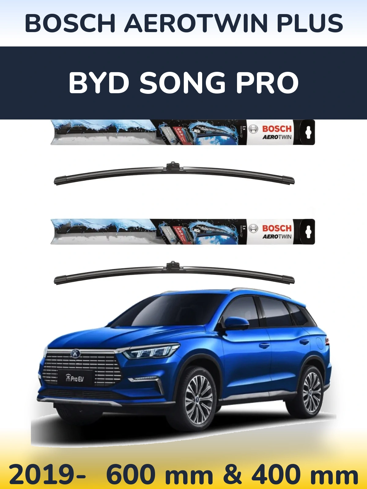 Torkarblad BOSCH AeroTwin Plus för BYD Song Pro