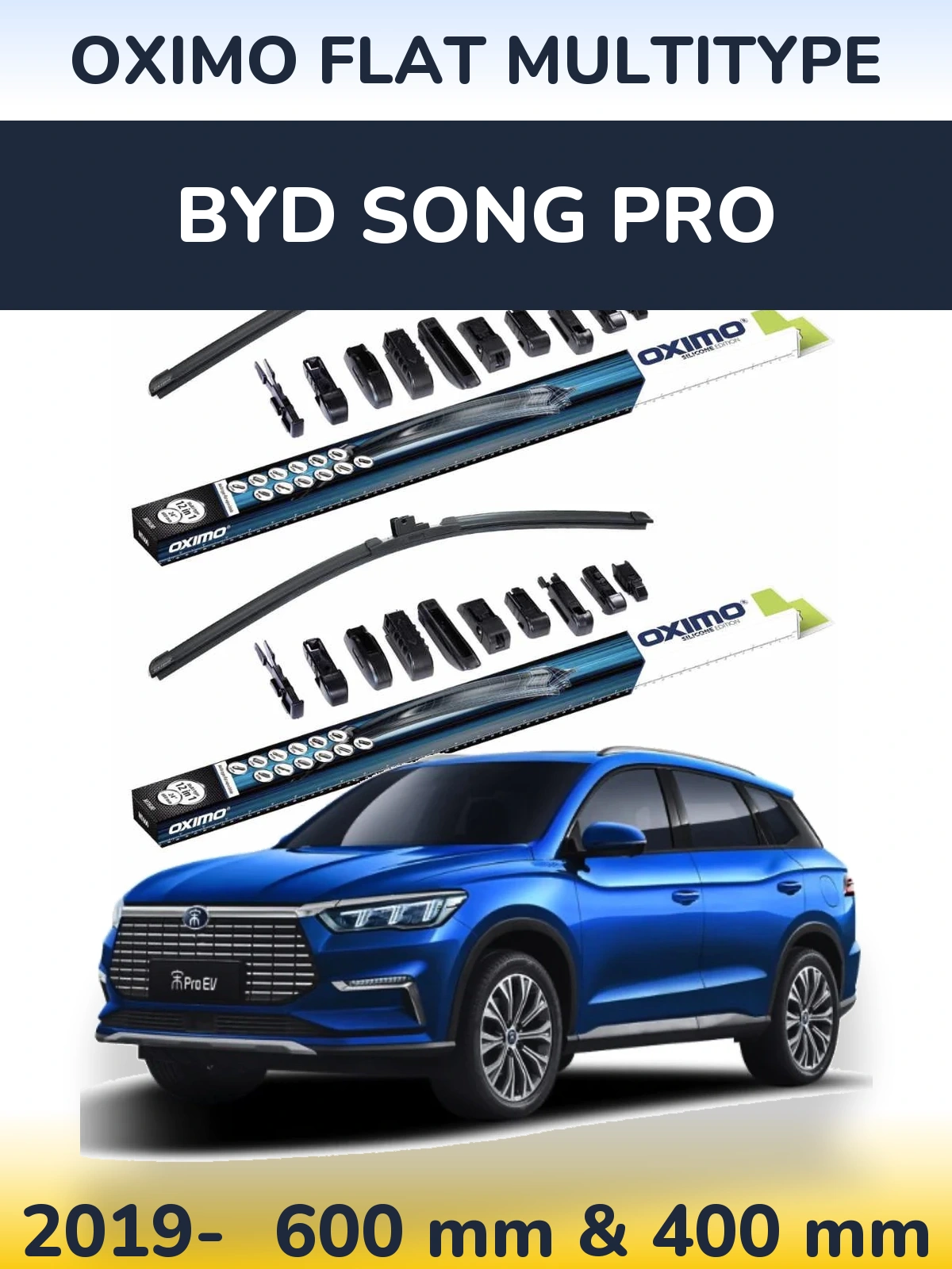 Torkarblad Oximo Flat MultiType för BYD Song Pro