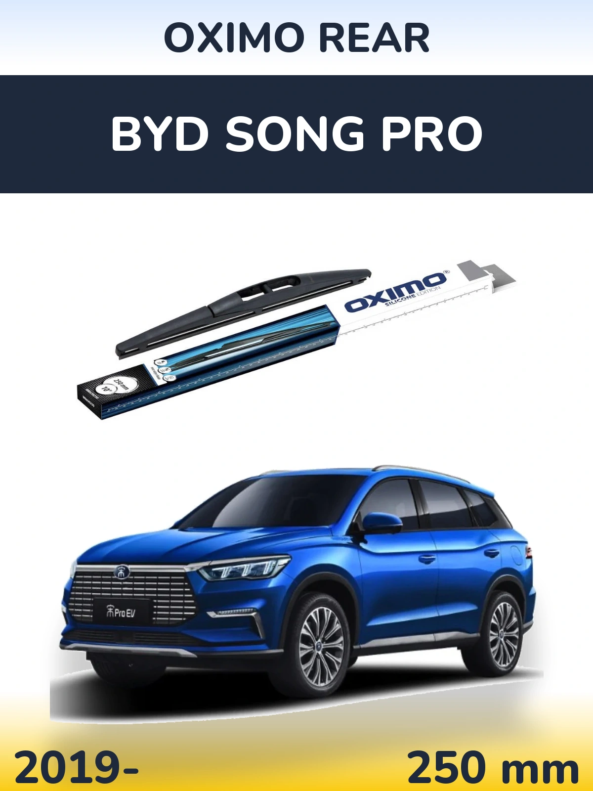 Torkarblad Oximo Rear för BYD Song Pro