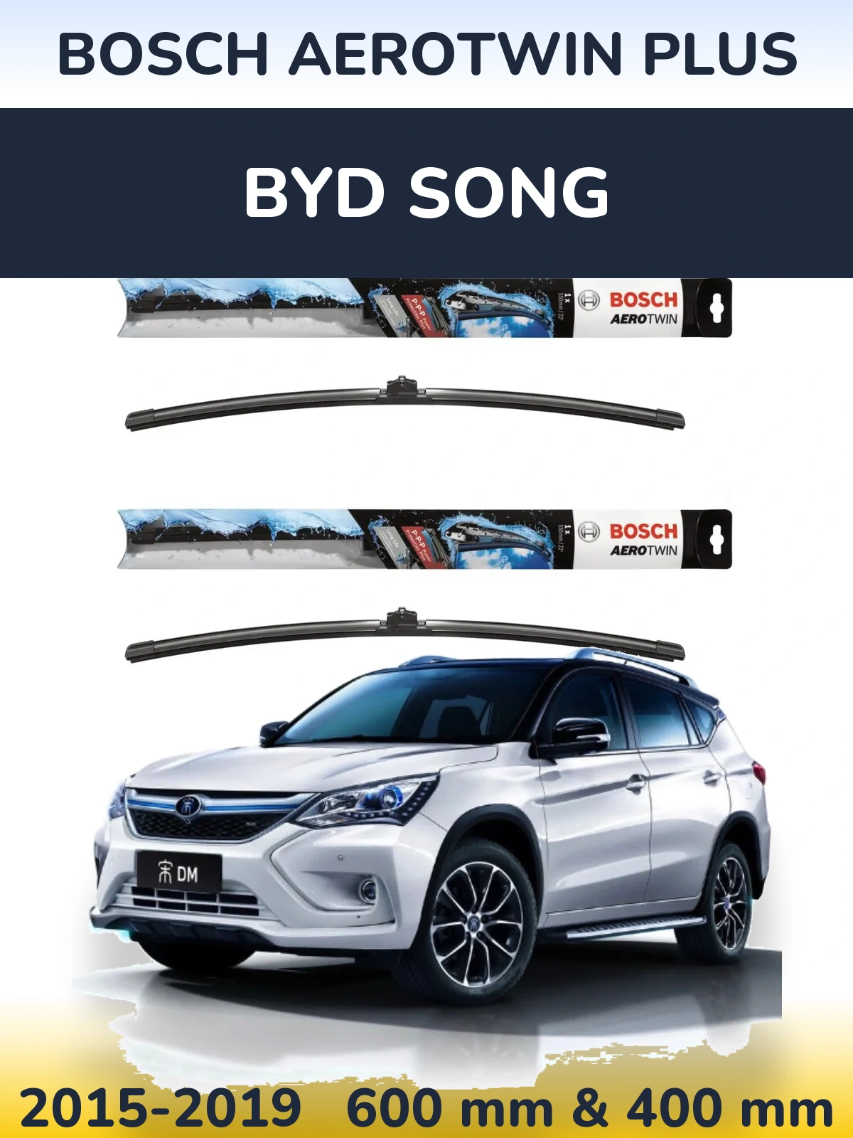 Torkarblad BOSCH AeroTwin Plus för BYD Song