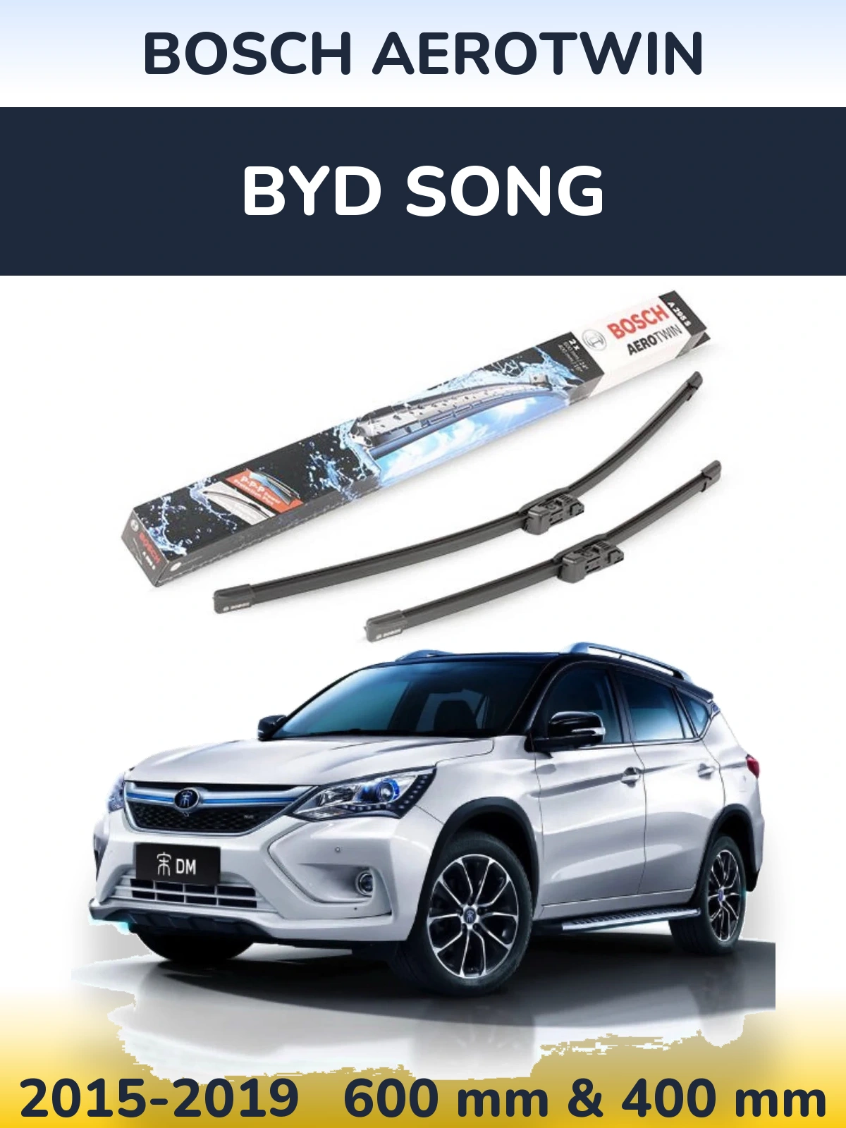 Torkarblad BOSCH AeroTwin för BYD Song