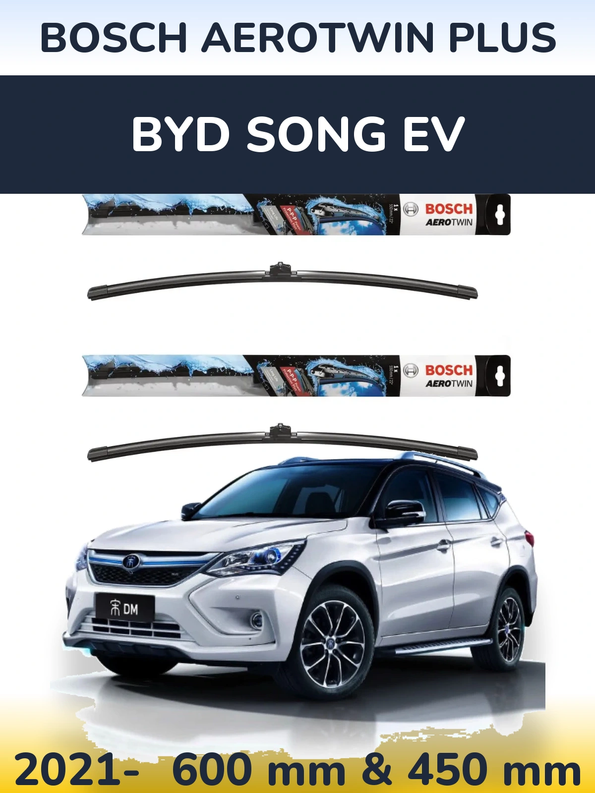 Torkarblad BOSCH AeroTwin Plus för BYD Song EV