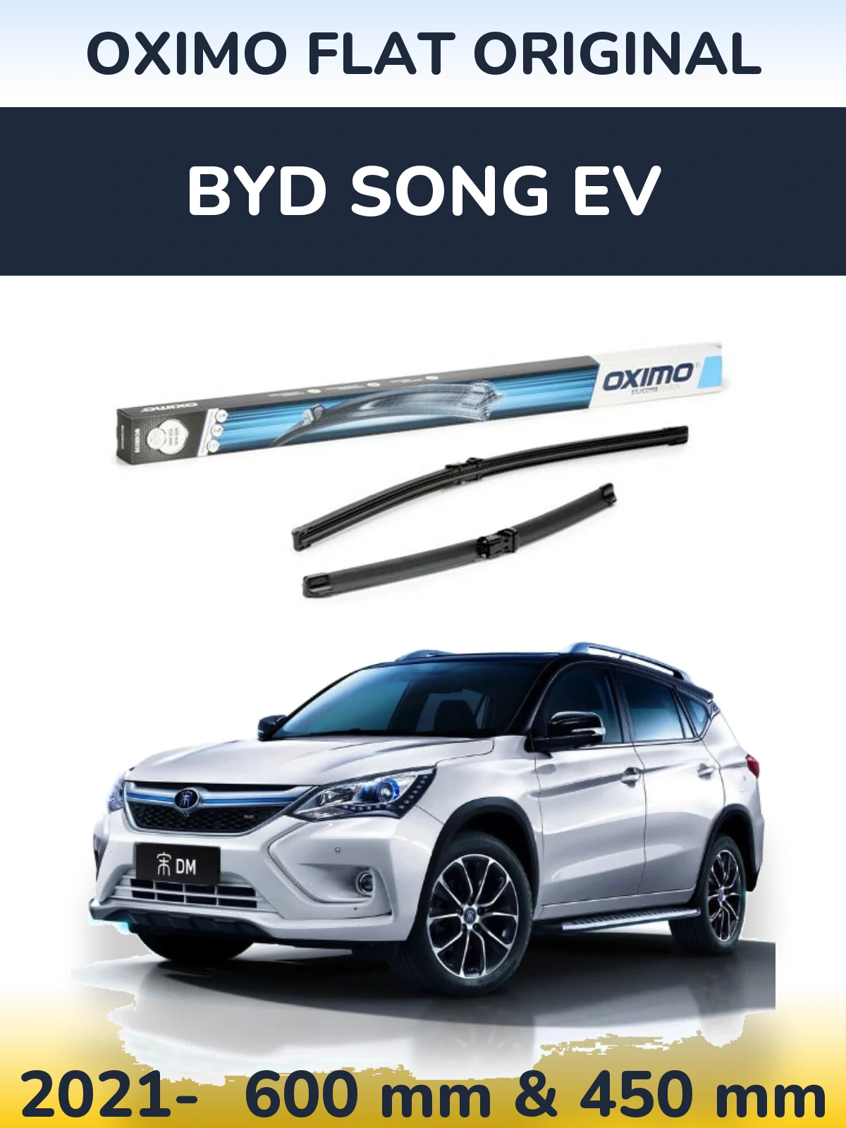 Torkarblad Oximo Flat Original för BYD Song EV