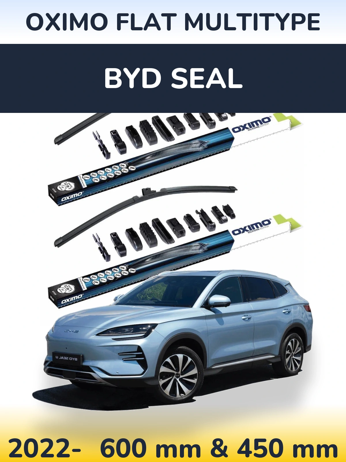 Torkarblad Oximo Flat MultiType för BYD Seal