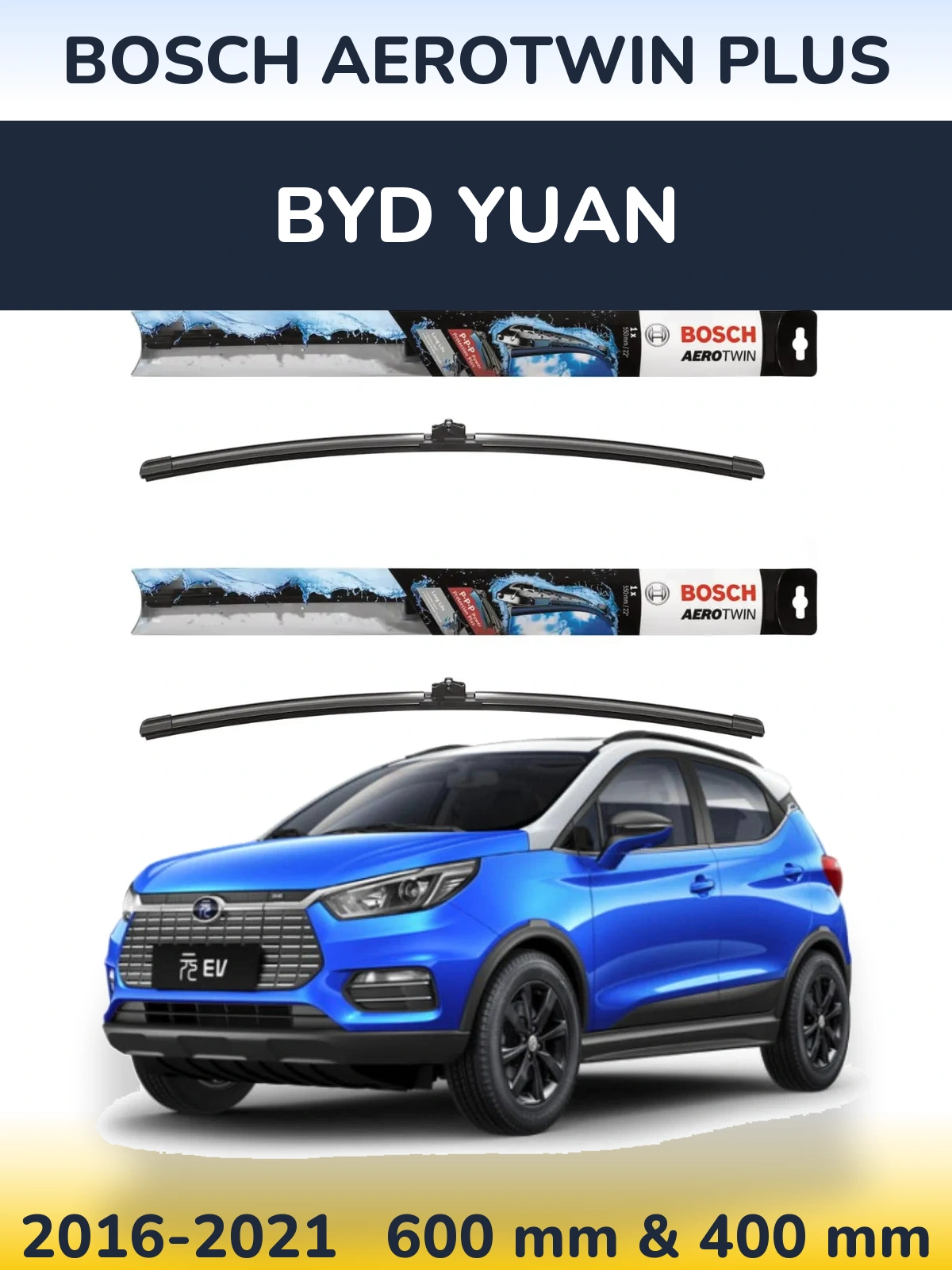 Torkarblad BOSCH AeroTwin Plus för BYD Yuan