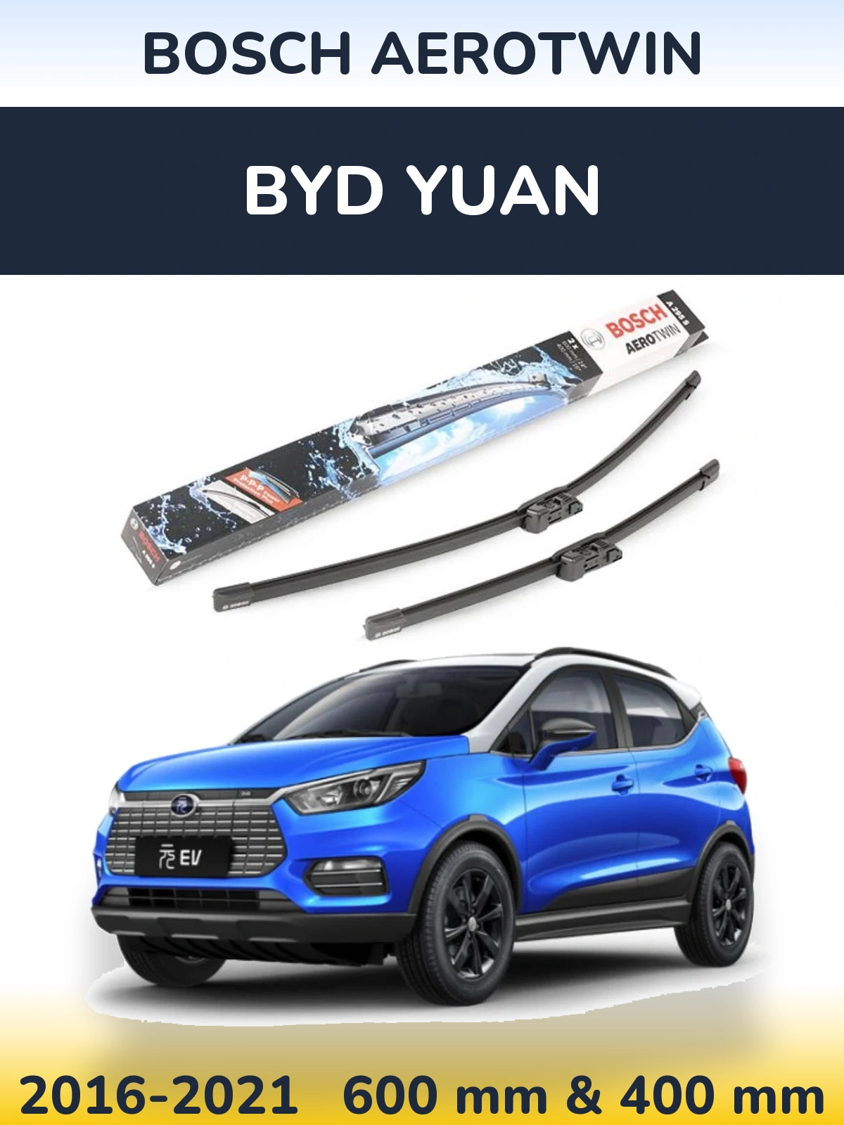 Torkarblad BOSCH AeroTwin för BYD Yuan