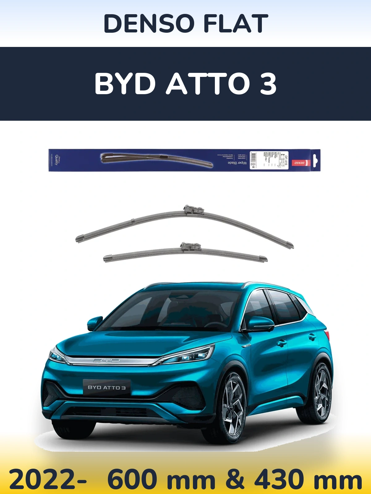 Torkarblad Denso Flat för BYD Atto 3