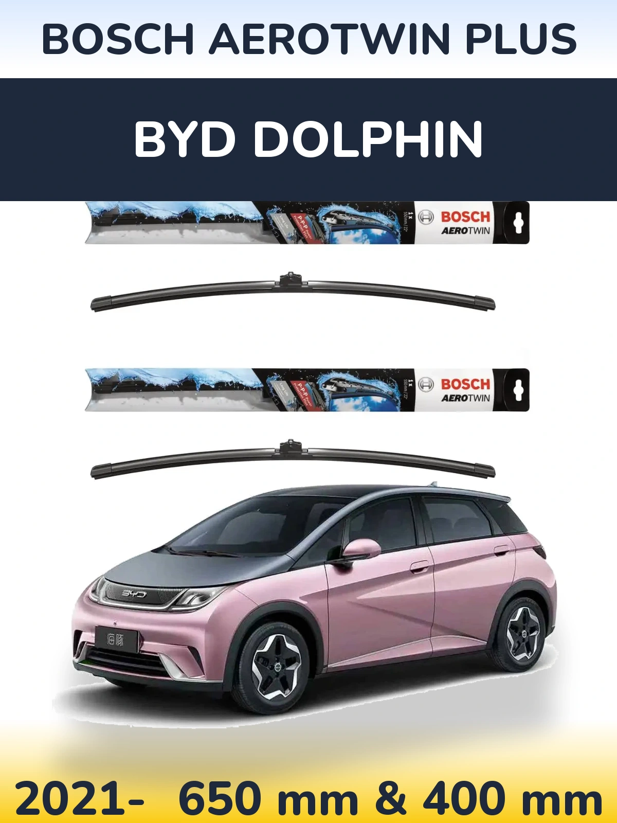 Torkarblad BOSCH AeroTwin Plus för BYD Dolphin