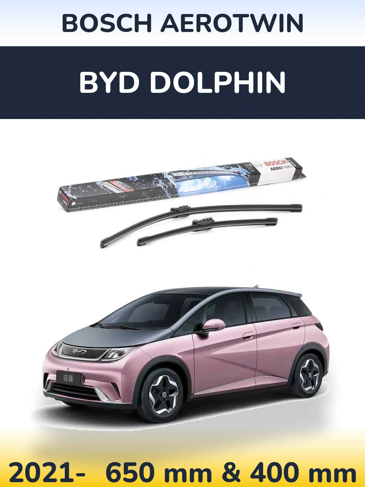 Torkarblad BOSCH AeroTwin för BYD Dolphin