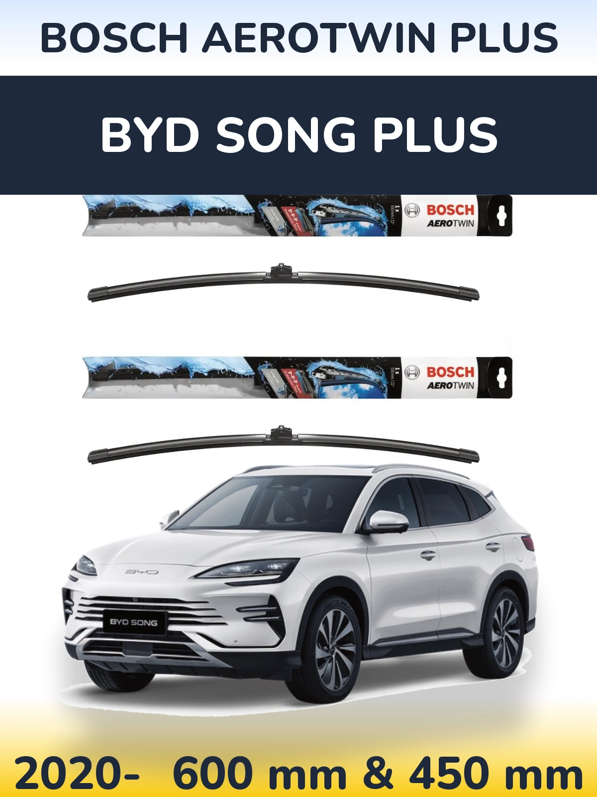 Torkarblad BOSCH AeroTwin Plus för BYD Song Plus