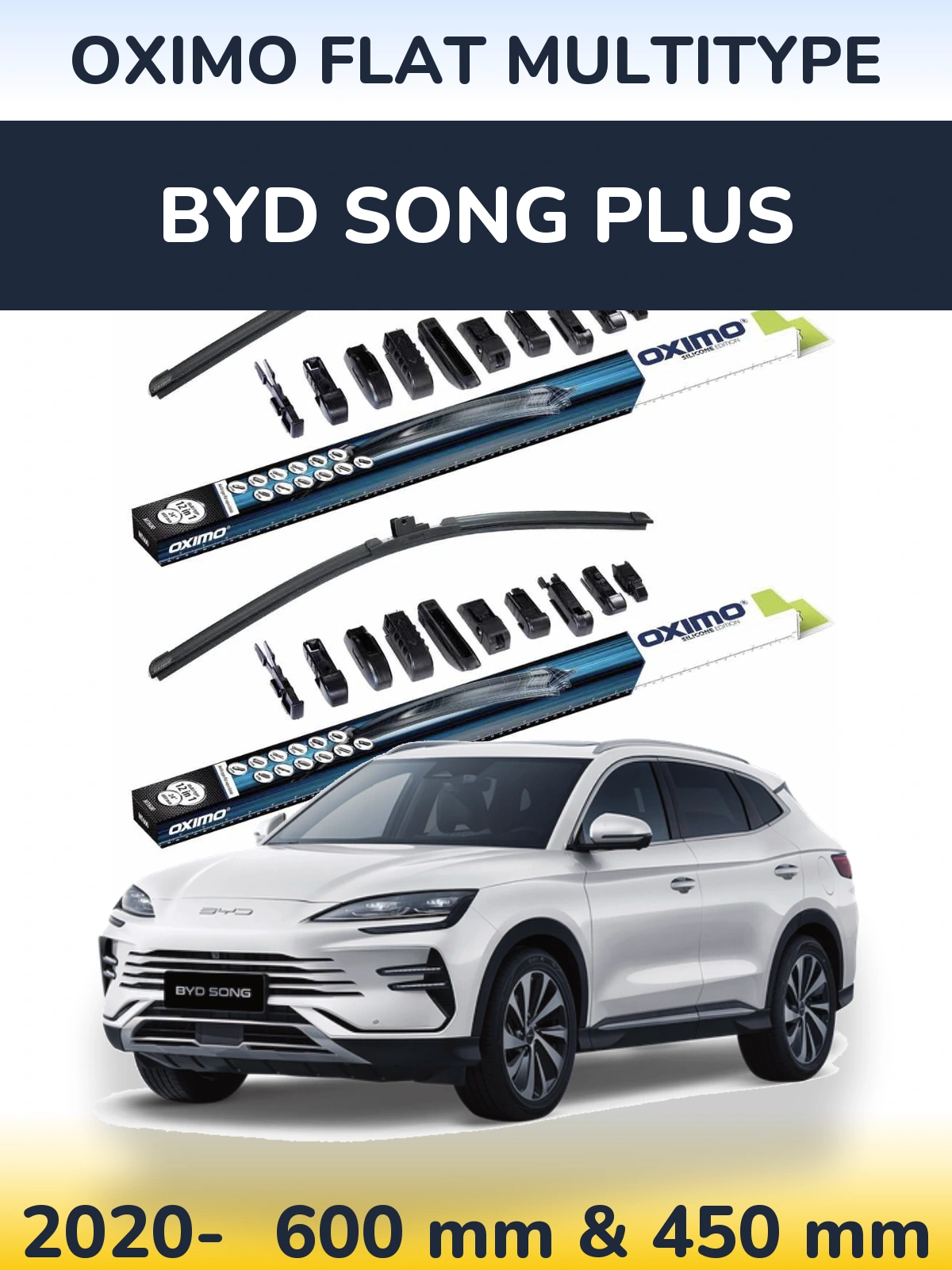 Torkarblad Oximo Flat MultiType för BYD Song Plus