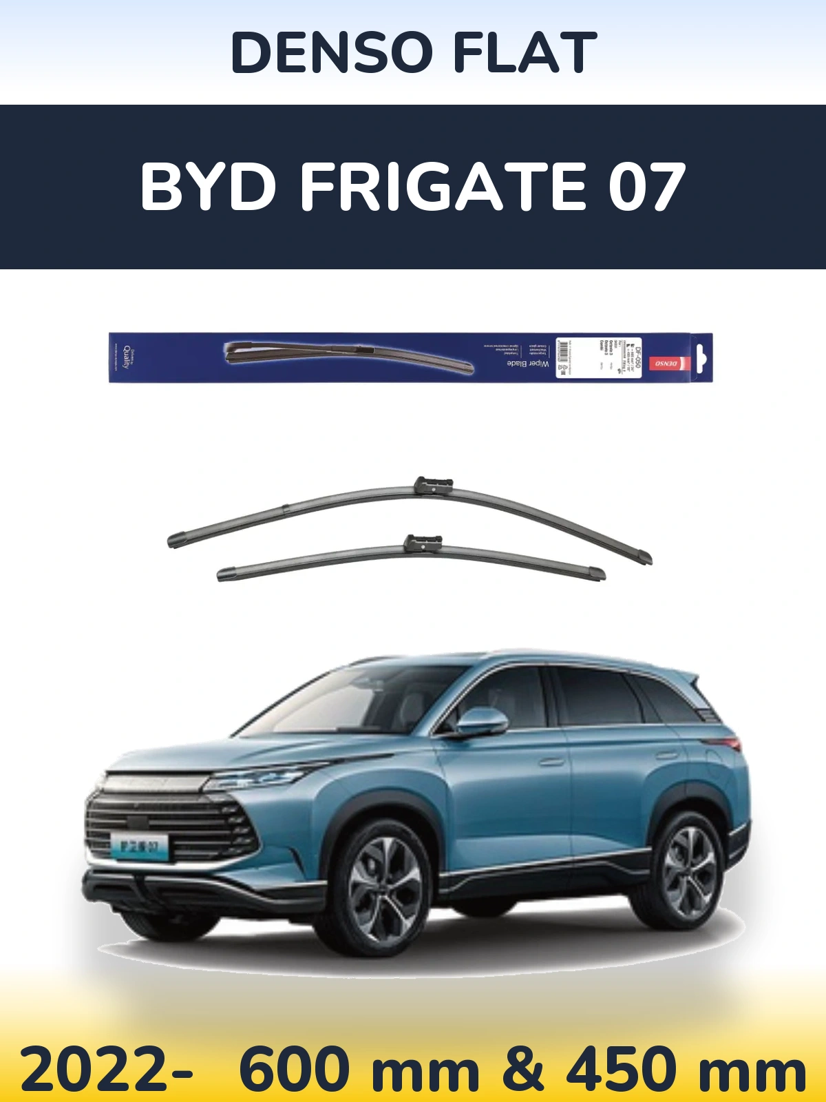 Torkarblad Denso Flat för BYD Frigate 07