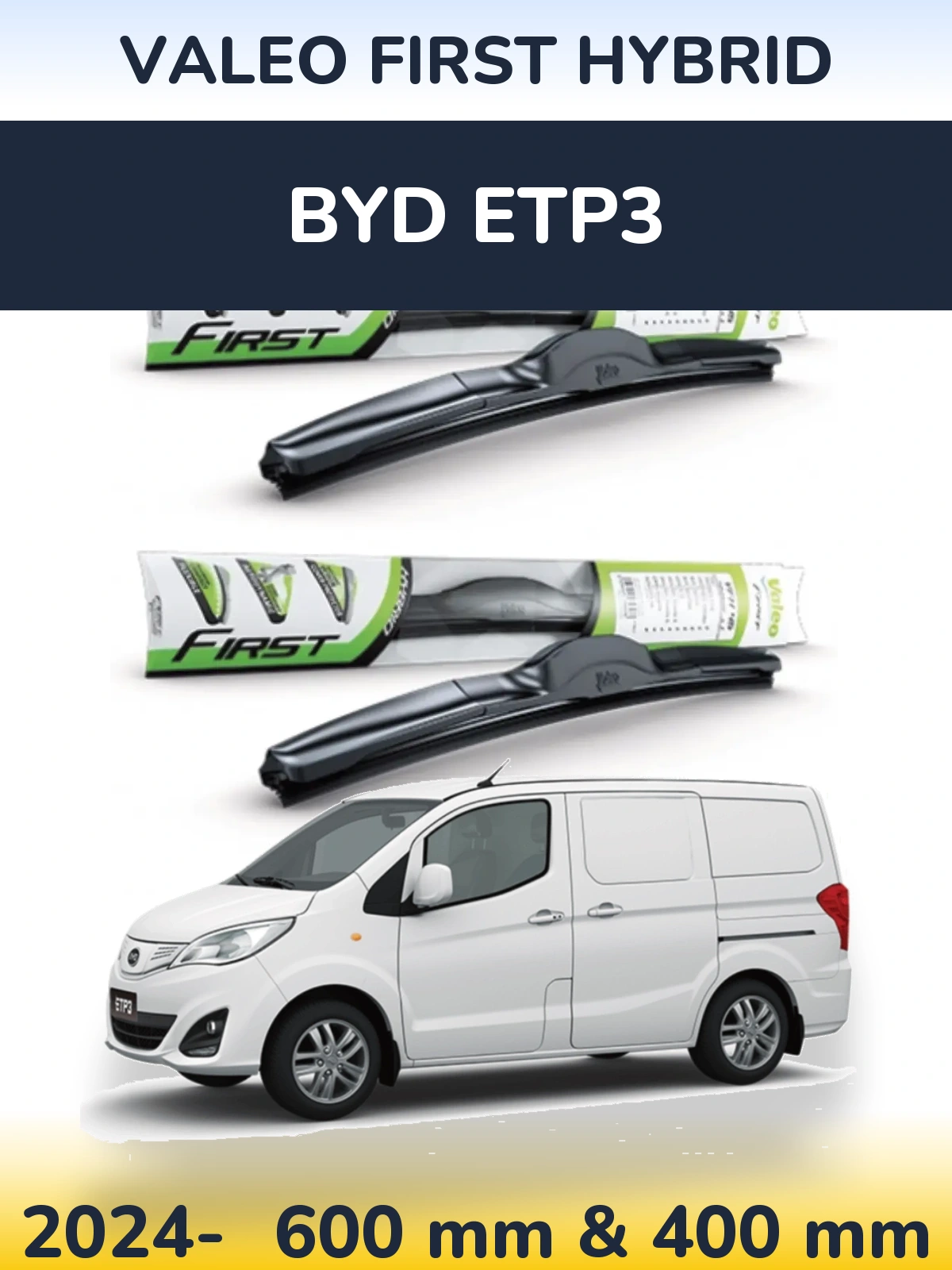Torkarblad Valeo First Hybrid för BYD ETP3