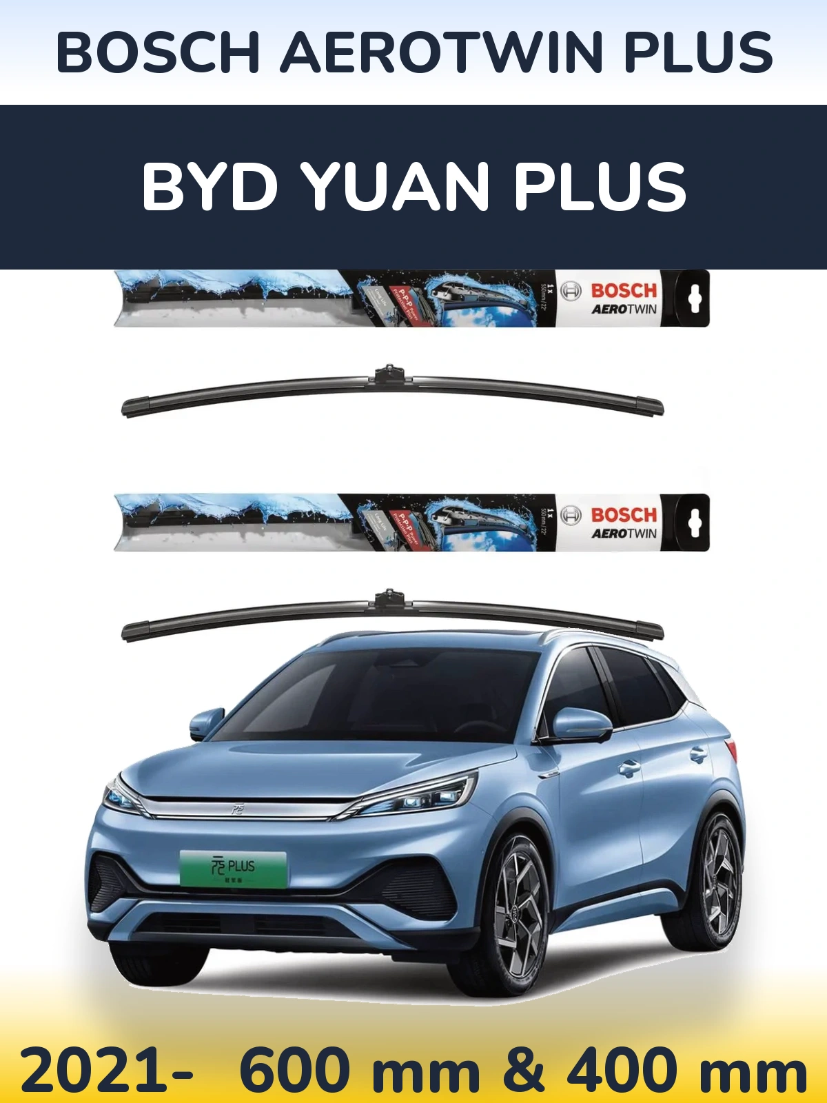 Torkarblad BOSCH AeroTwin Plus för BYD Yuan Plus