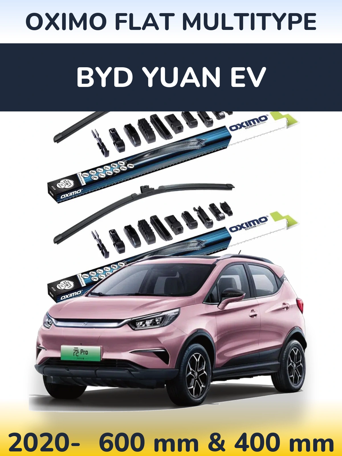 Torkarblad Oximo Flat MultiType för BYD Yuan EV