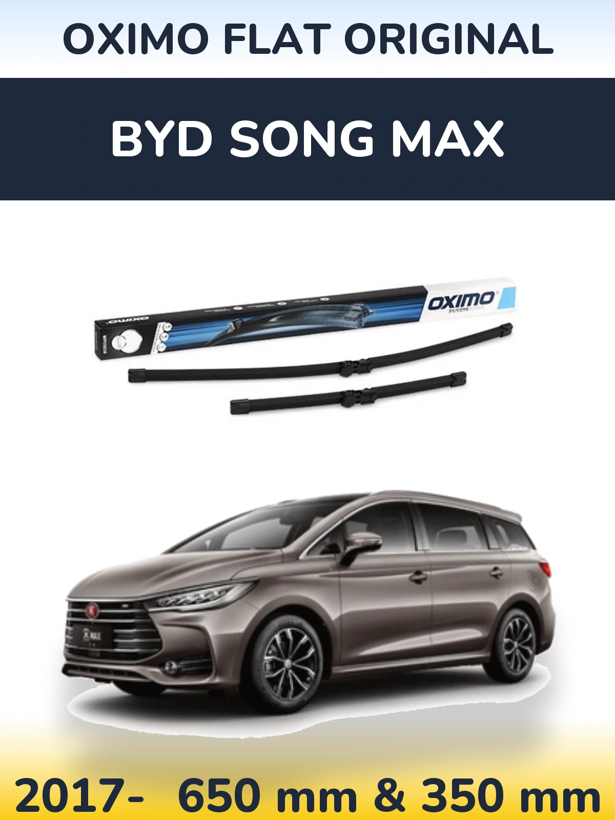 Torkarblad Oximo Flat Original för BYD Song Max