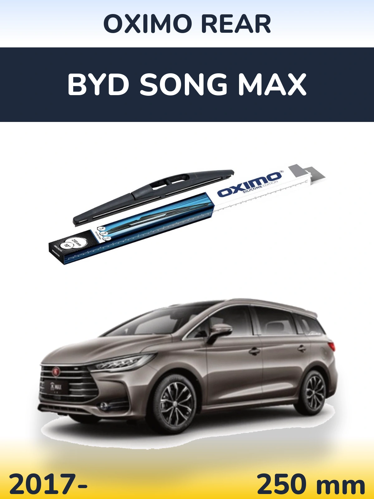 Torkarblad Oximo Rear för BYD Song Max