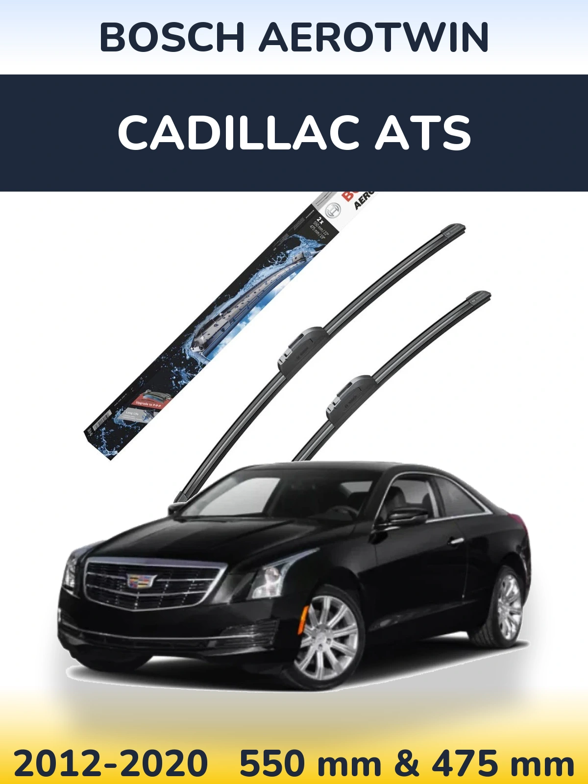 Torkarblad BOSCH AeroTwin för Cadillac ATS