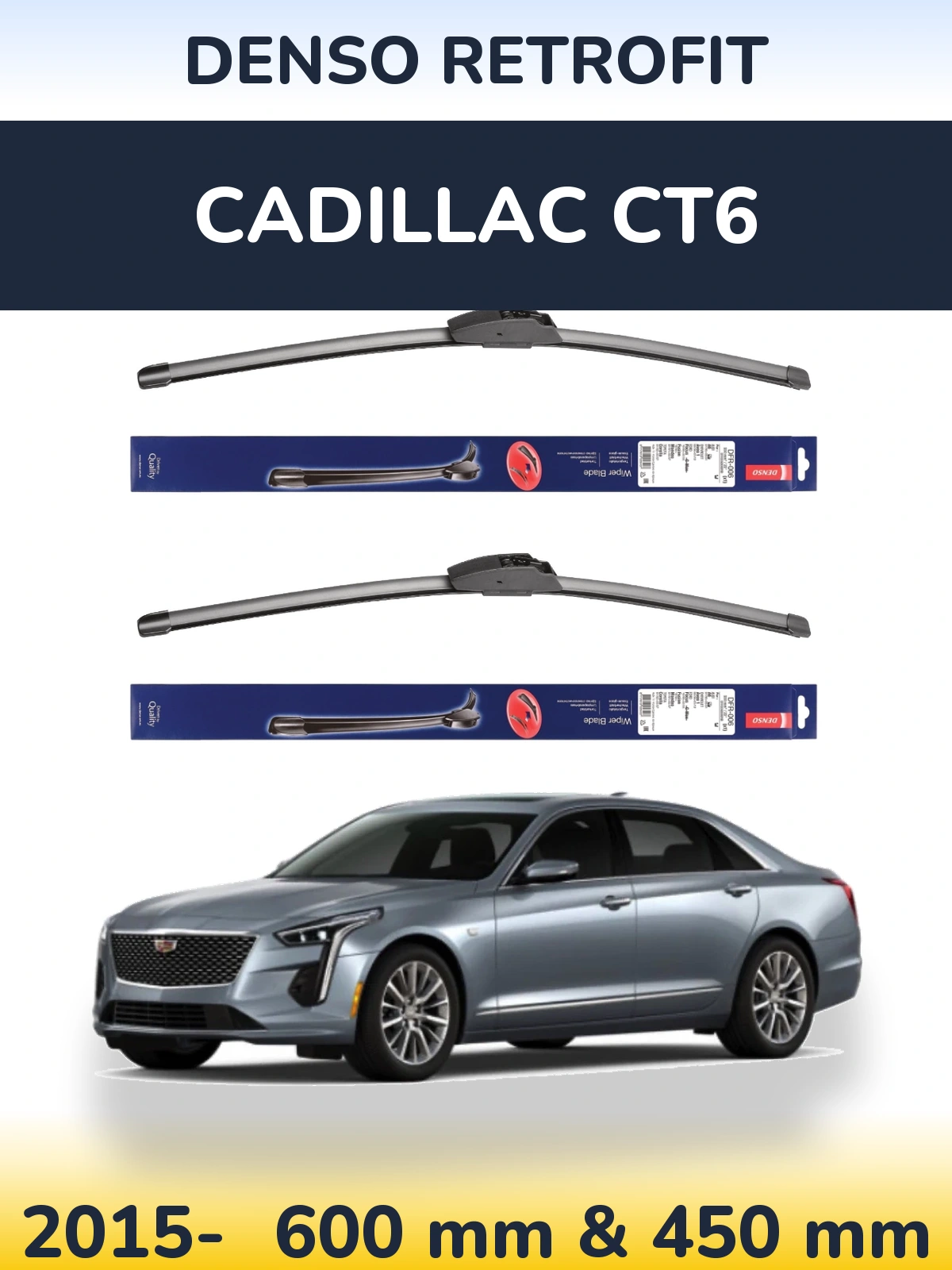 Torkarblad Denso Retrofit för Cadillac CT6