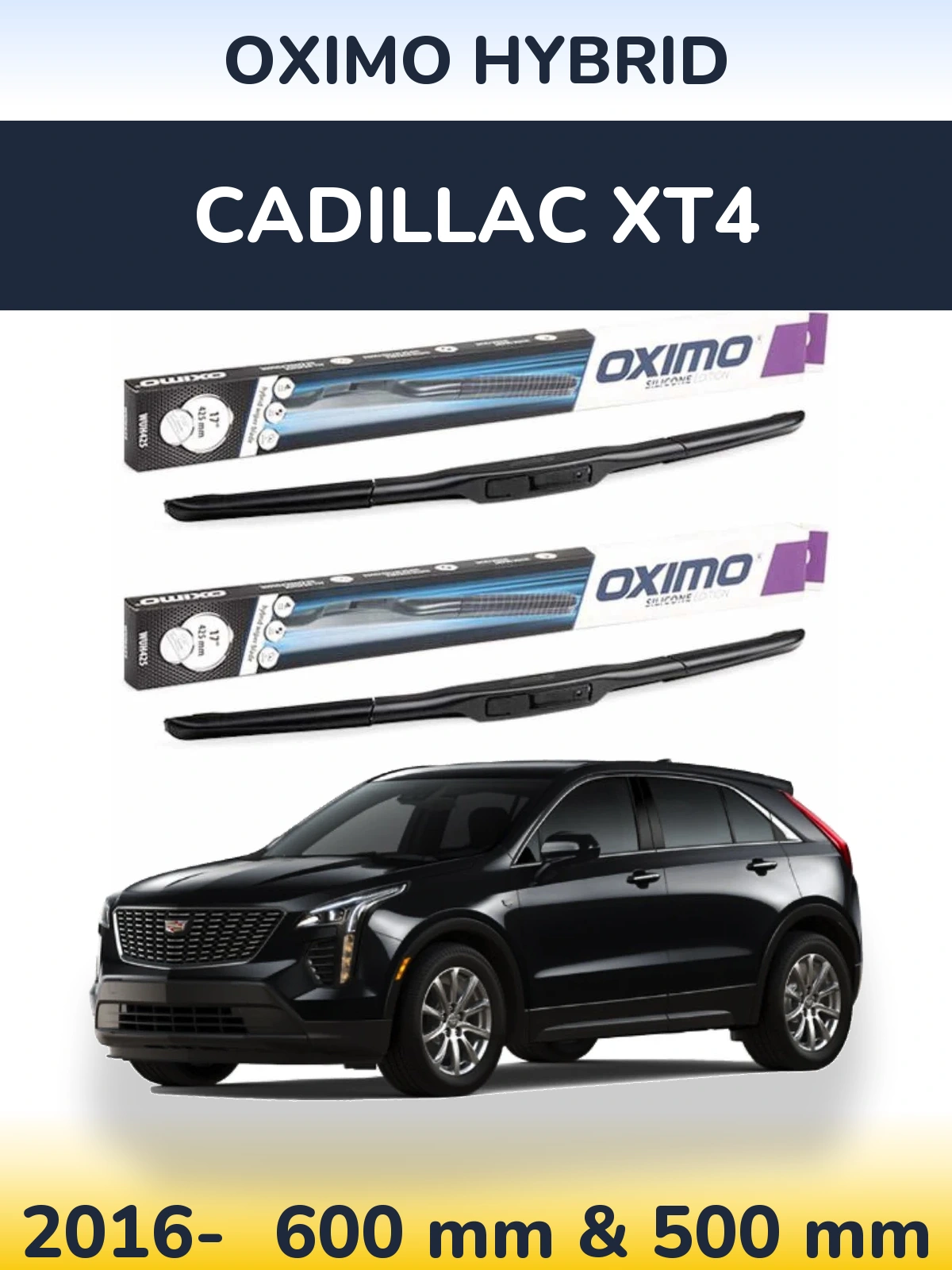 Torkarblad Oximo Hybrid för Cadillac XT4