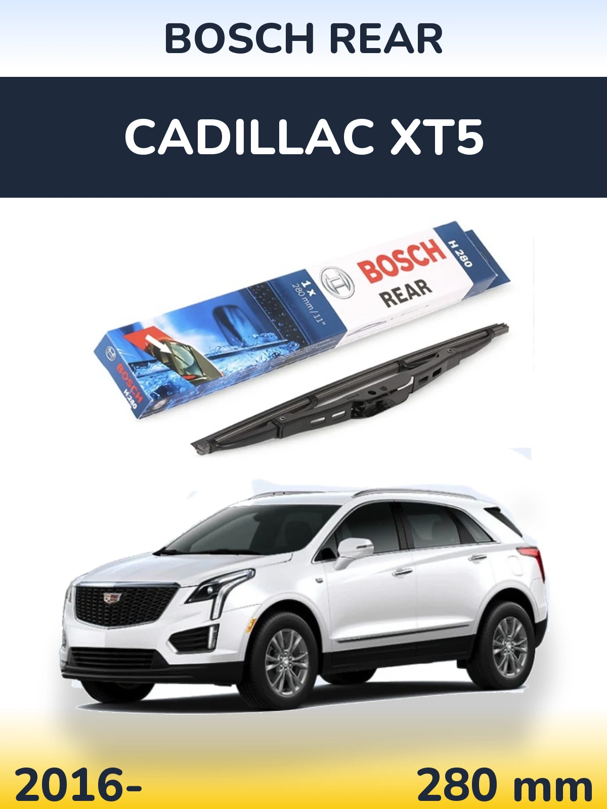 Torkarblad BOSCH Rear för Cadillac XT5