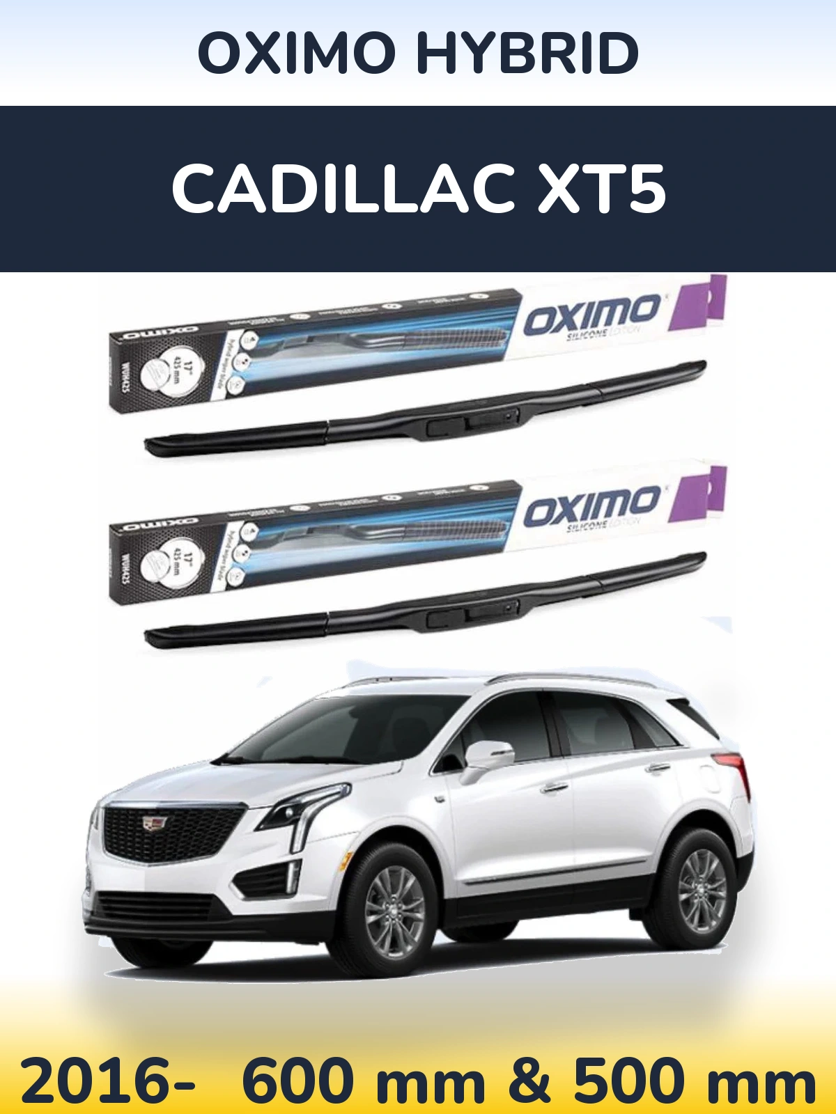 Torkarblad Oximo Hybrid för Cadillac XT5